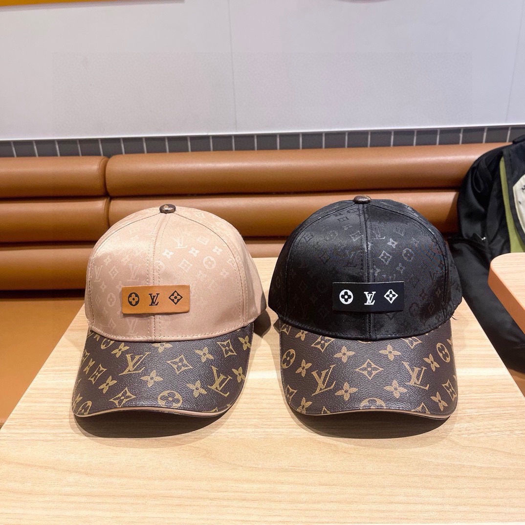 2026春夏新款LV新款鸭舌帽，高品质棒球帽，黑 咖两色，头围57cm左右