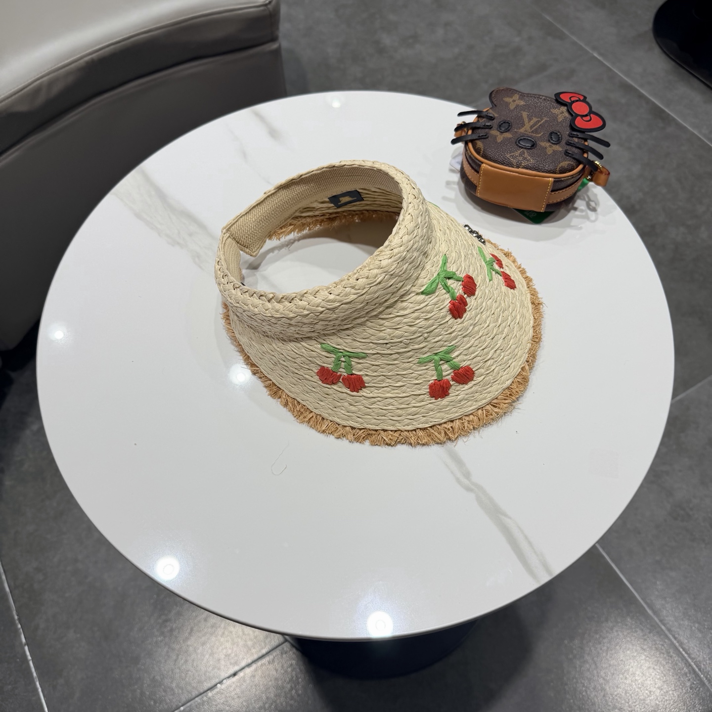 克罗心发箍式空顶草帽女帽子夏季多巴胺韩系防晒帽海边度假防晒遮阳帽子