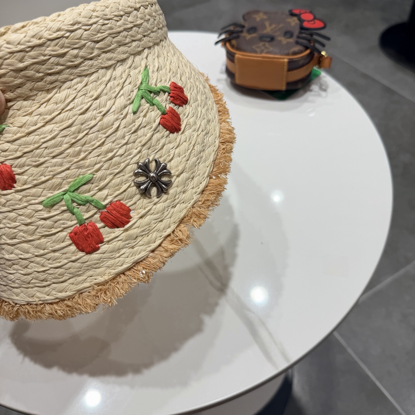 克罗心发箍式空顶草帽女帽子夏季多巴胺韩系防晒帽海边度假防晒遮阳帽子