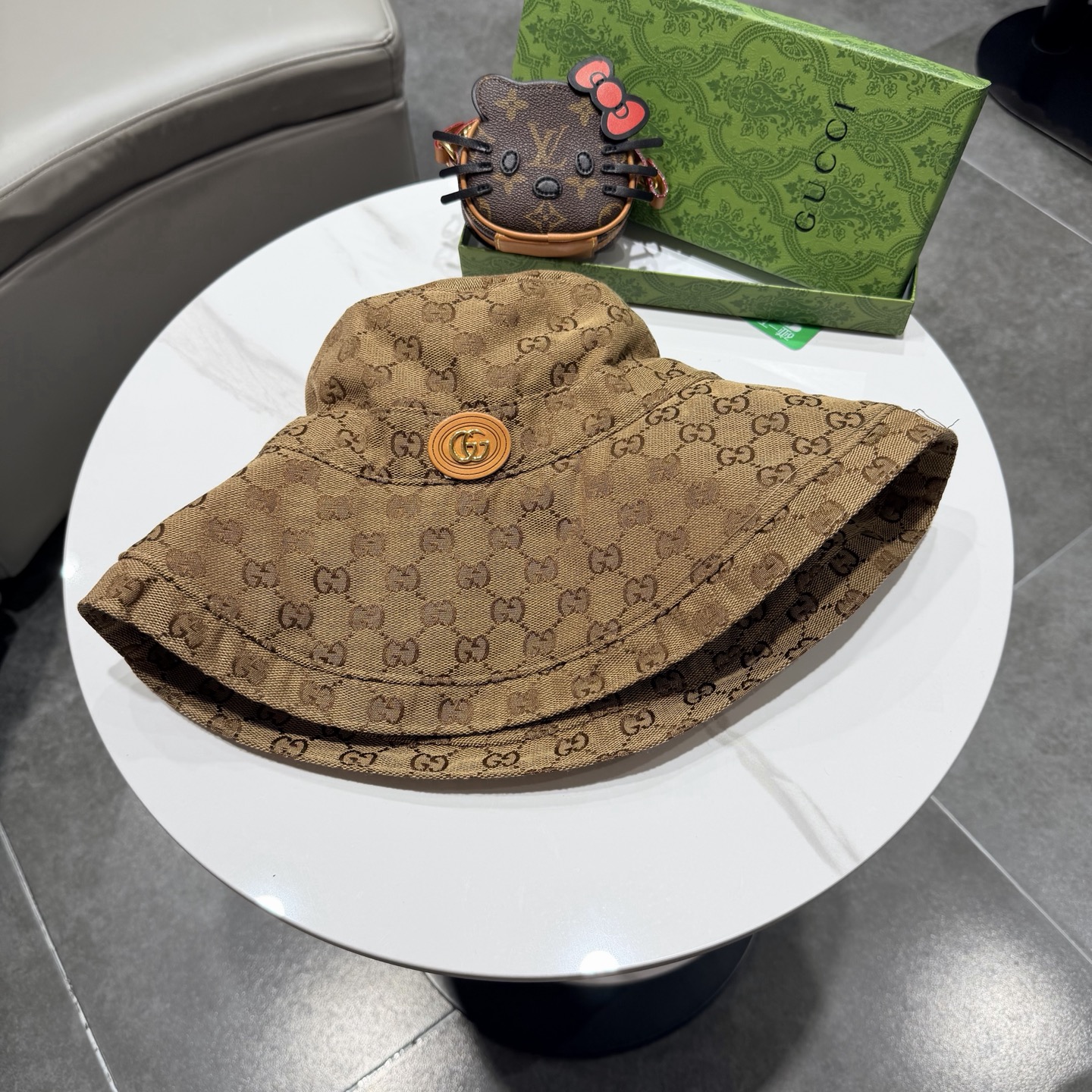 爆款🎩【GUCCI 古奇】高端板本原单复刻牛仔渔夫帽，做工精细透气舒适❤️日韩时尚潮流❤️❤️❤️棒球帽