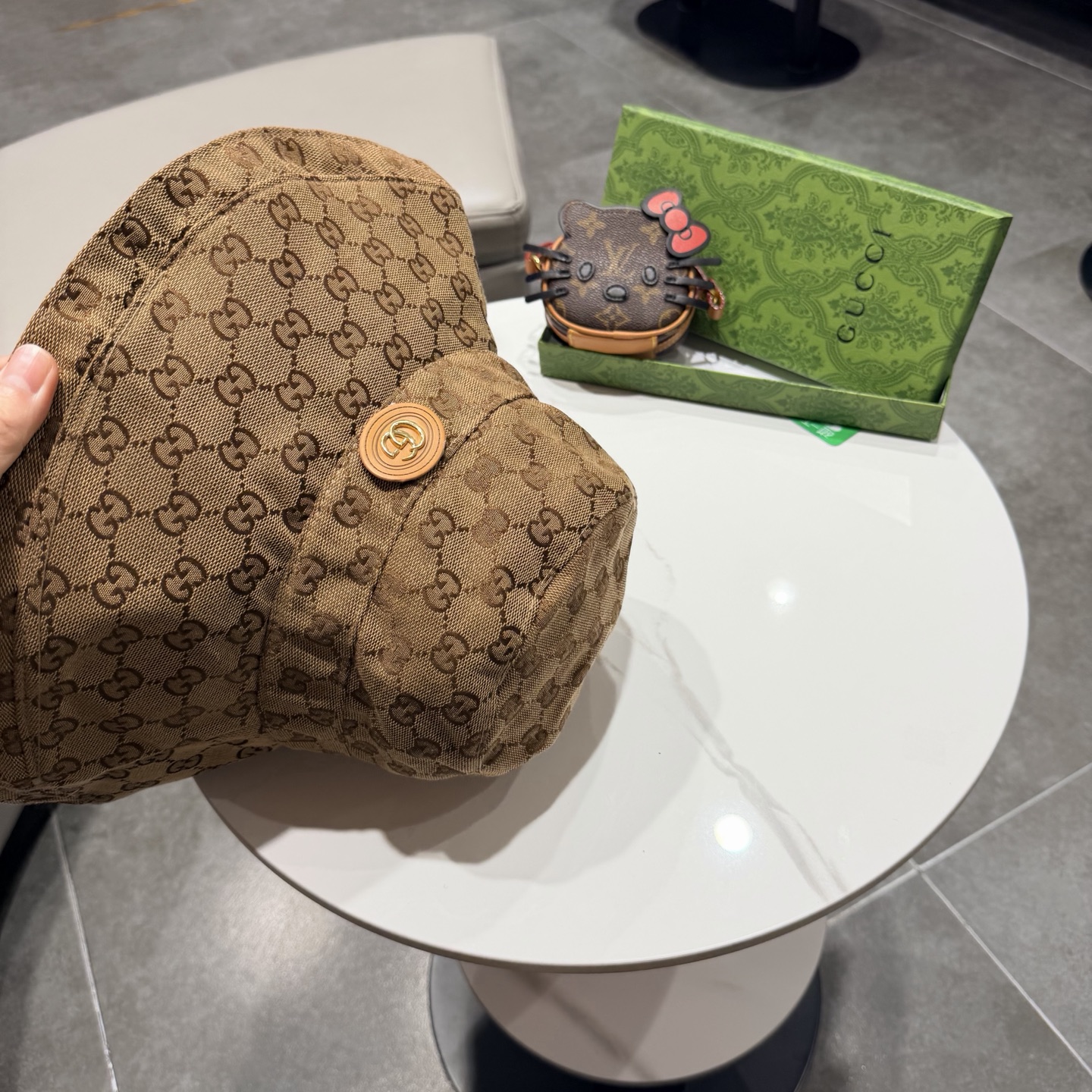 爆款🎩【GUCCI 古奇】高端板本原单复刻牛仔渔夫帽，做工精细透气舒适❤️日韩时尚潮流❤️❤️❤️棒球帽