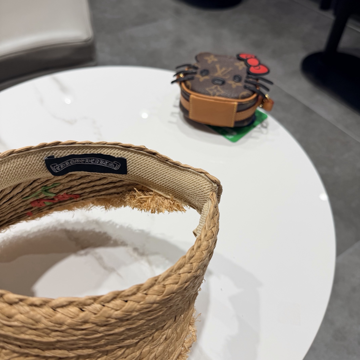 克罗心发箍式空顶草帽女帽子夏季多巴胺韩系防晒帽海边度假防晒遮阳帽子