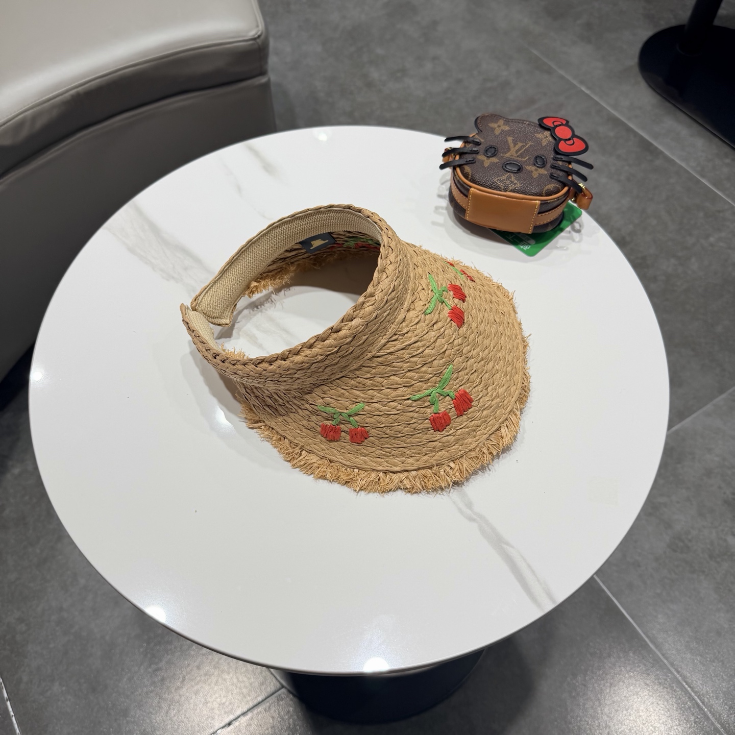 克罗心发箍式空顶草帽女帽子夏季多巴胺韩系防晒帽海边度假防晒遮阳帽子