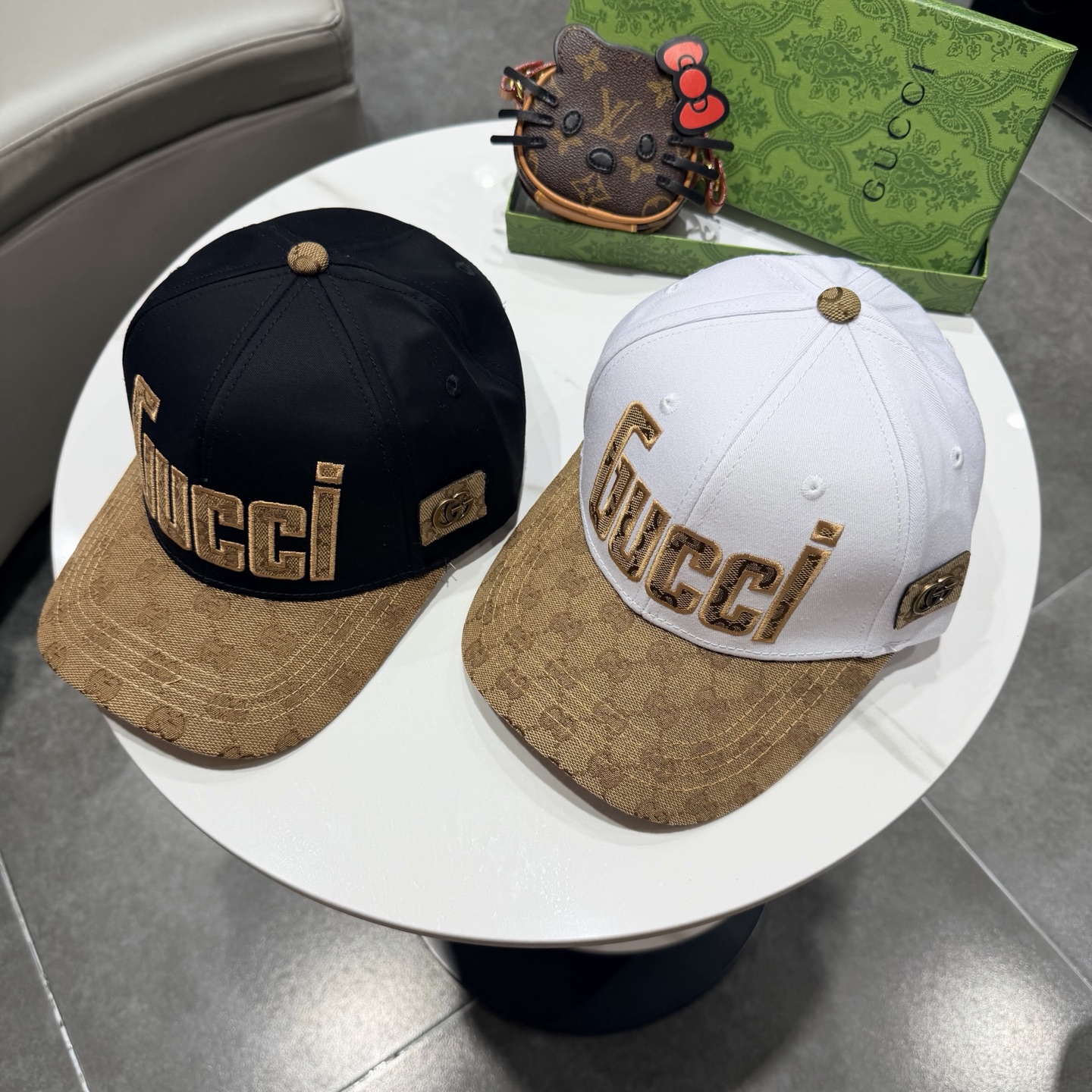 古奇棒球帽♥️GUCCI🧢官网新品，棒球帽，原单品质火爆来袭 。🎩 工艺非常精美 高档大气上档次！低调奢
