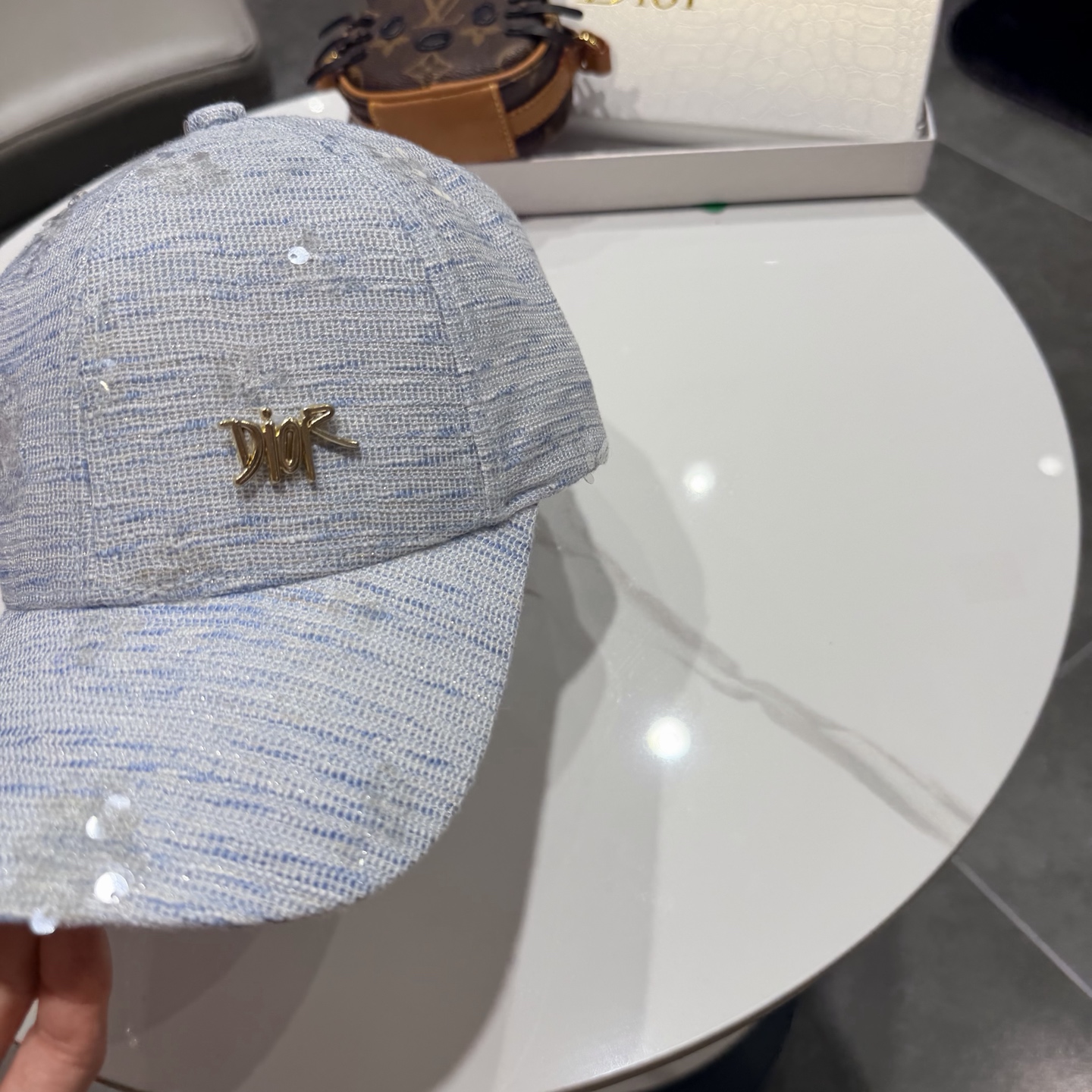 Dior 迪奥 新款原单棒球帽， 精致純也格调很有感觉，很酷很时尚，专柜断货热门，质量超赞