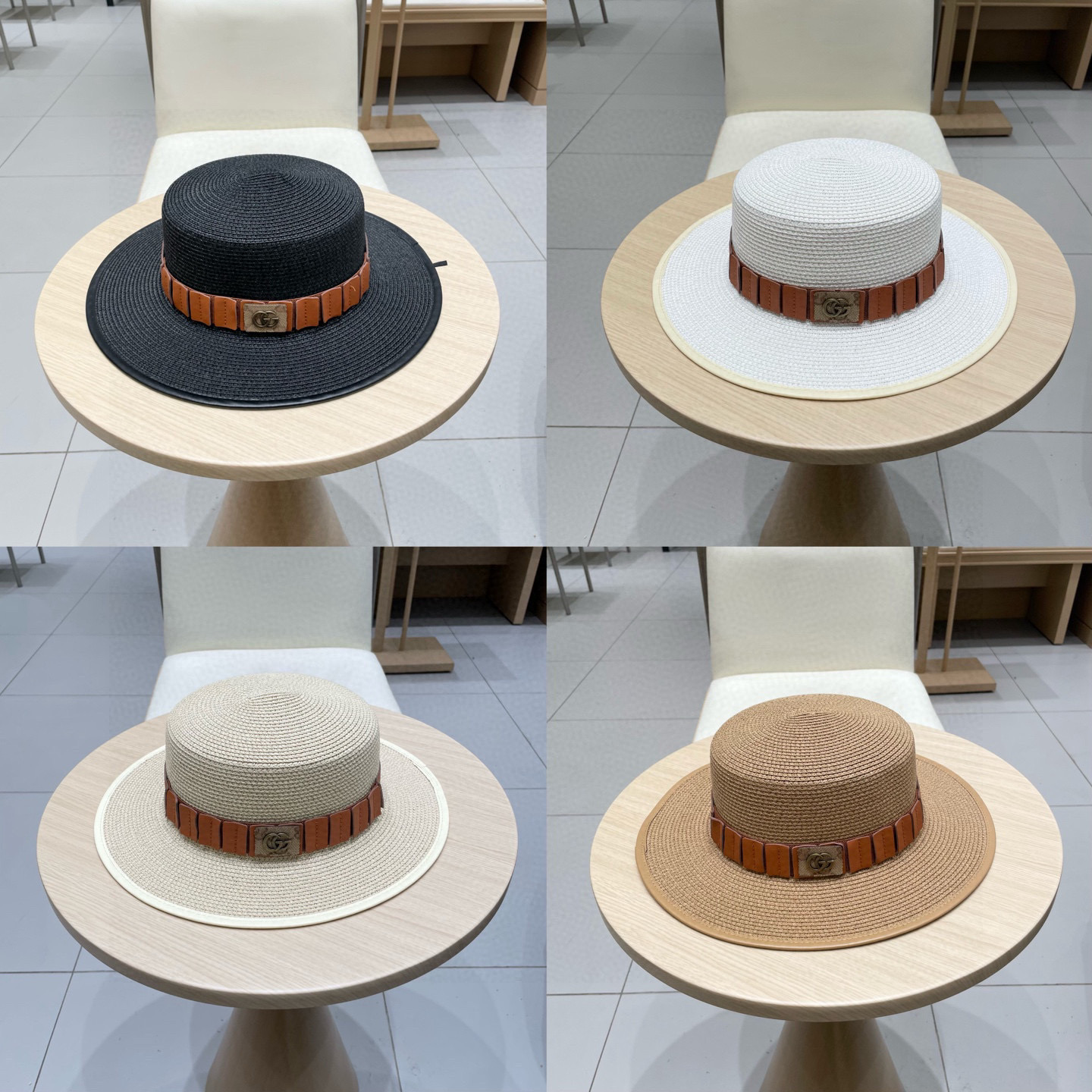 Gucci古奇2026新款草帽，名媛风遮阳帽，，旅游出街必备