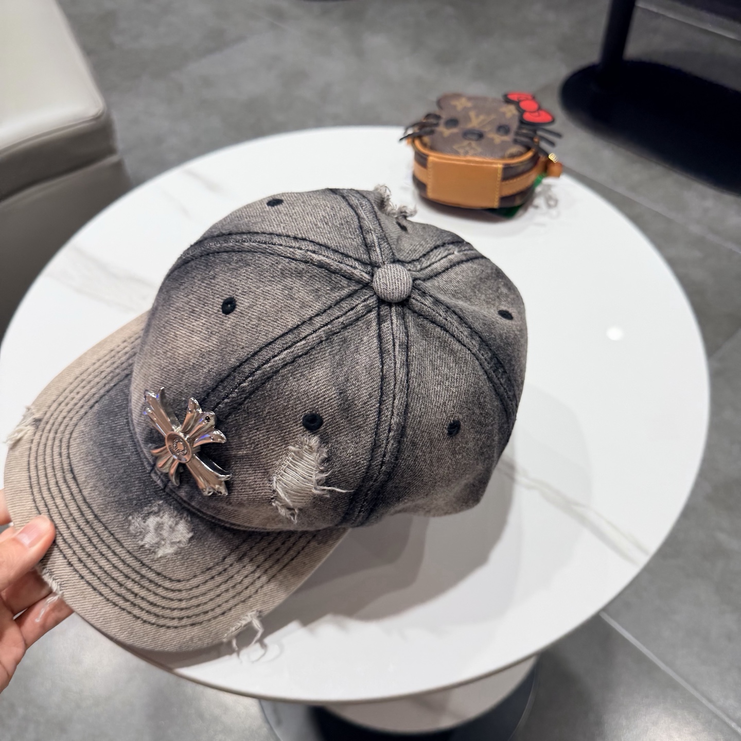 Chrome hearts 克罗心 新款十字架 高品质棒球帽，高端定制版！网红时尚博主同款！墙裂推荐！质