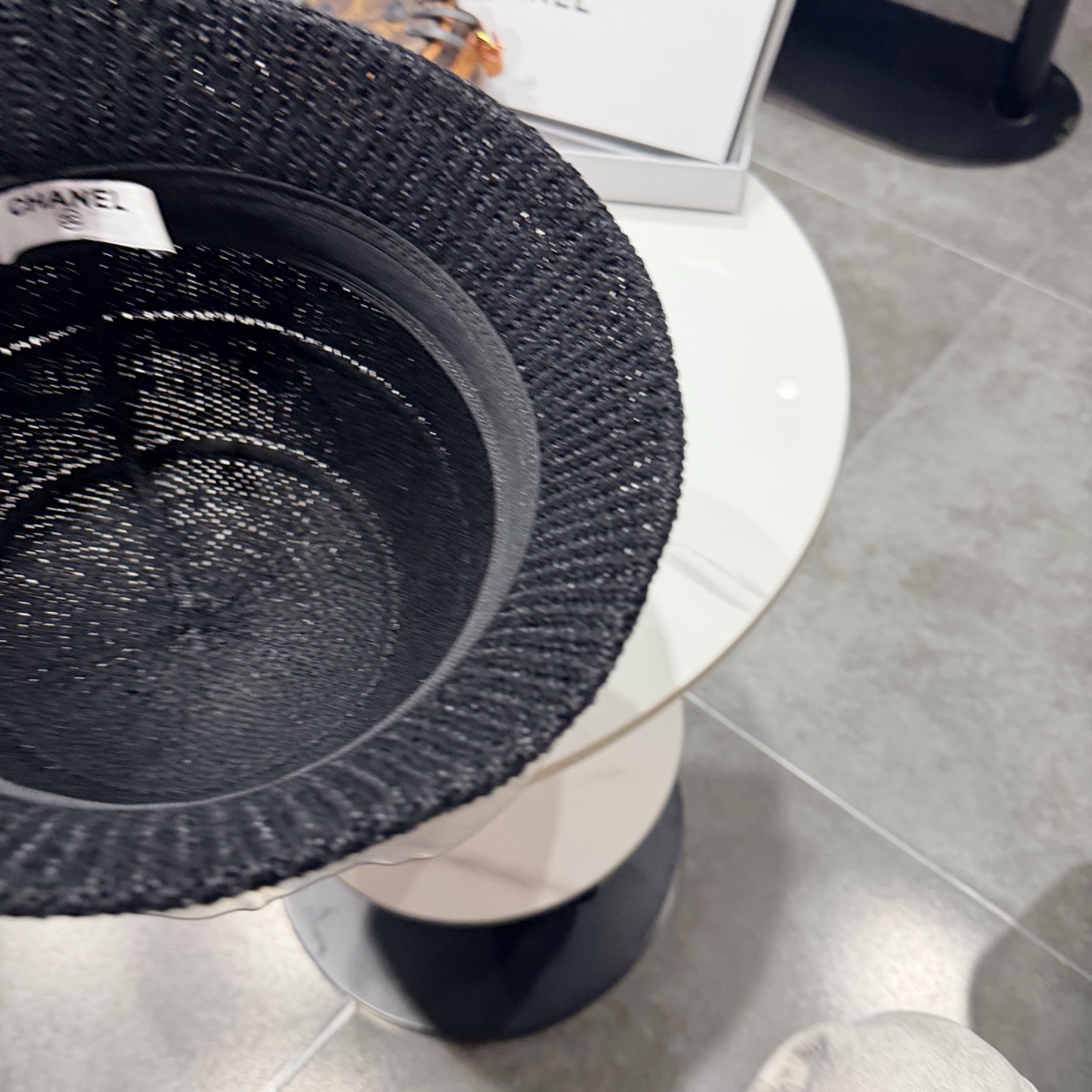 chanel香奈儿盆帽女针织渔夫帽韩版时尚休闲编织帽可折叠防晒帽宽边显瘦遮脸型