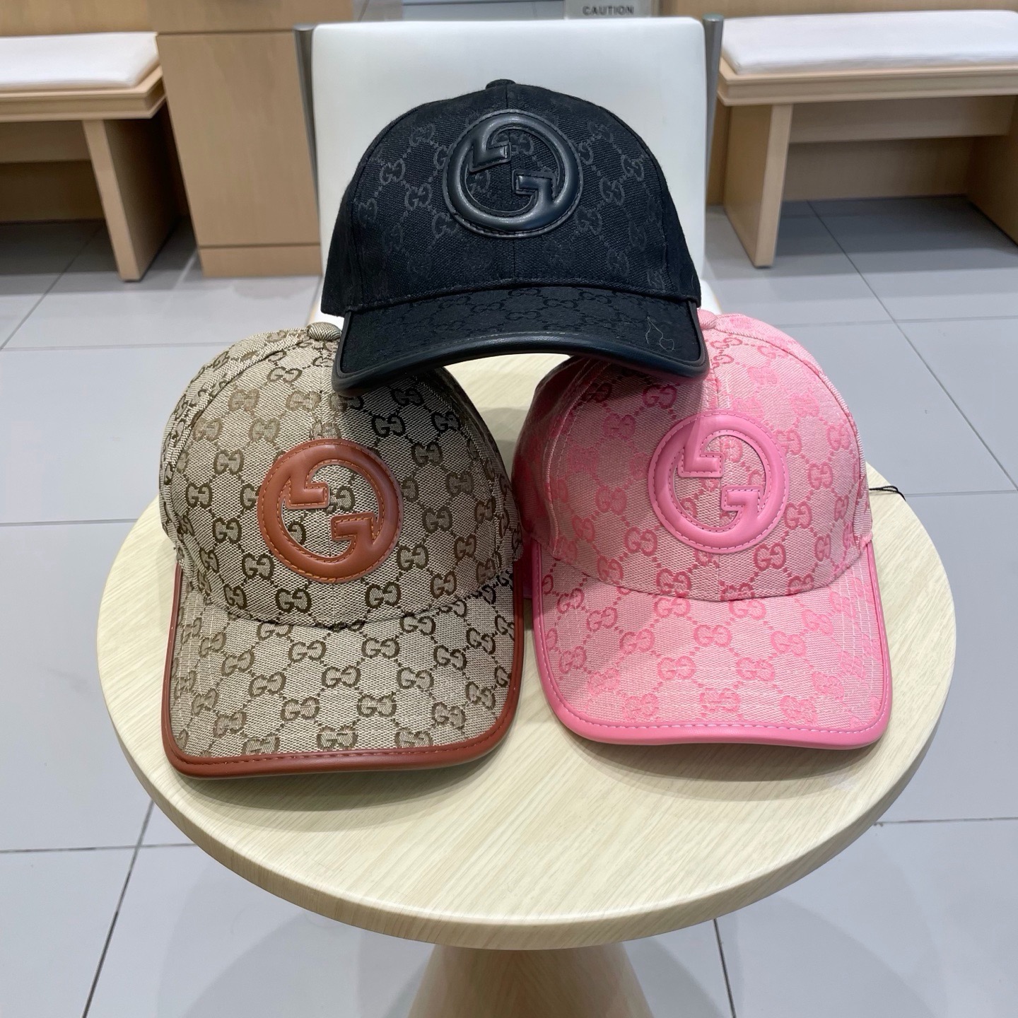 👒古奇GUCCI 👒专柜新款棒球帽，简单大方 男女通用遮阳帽
