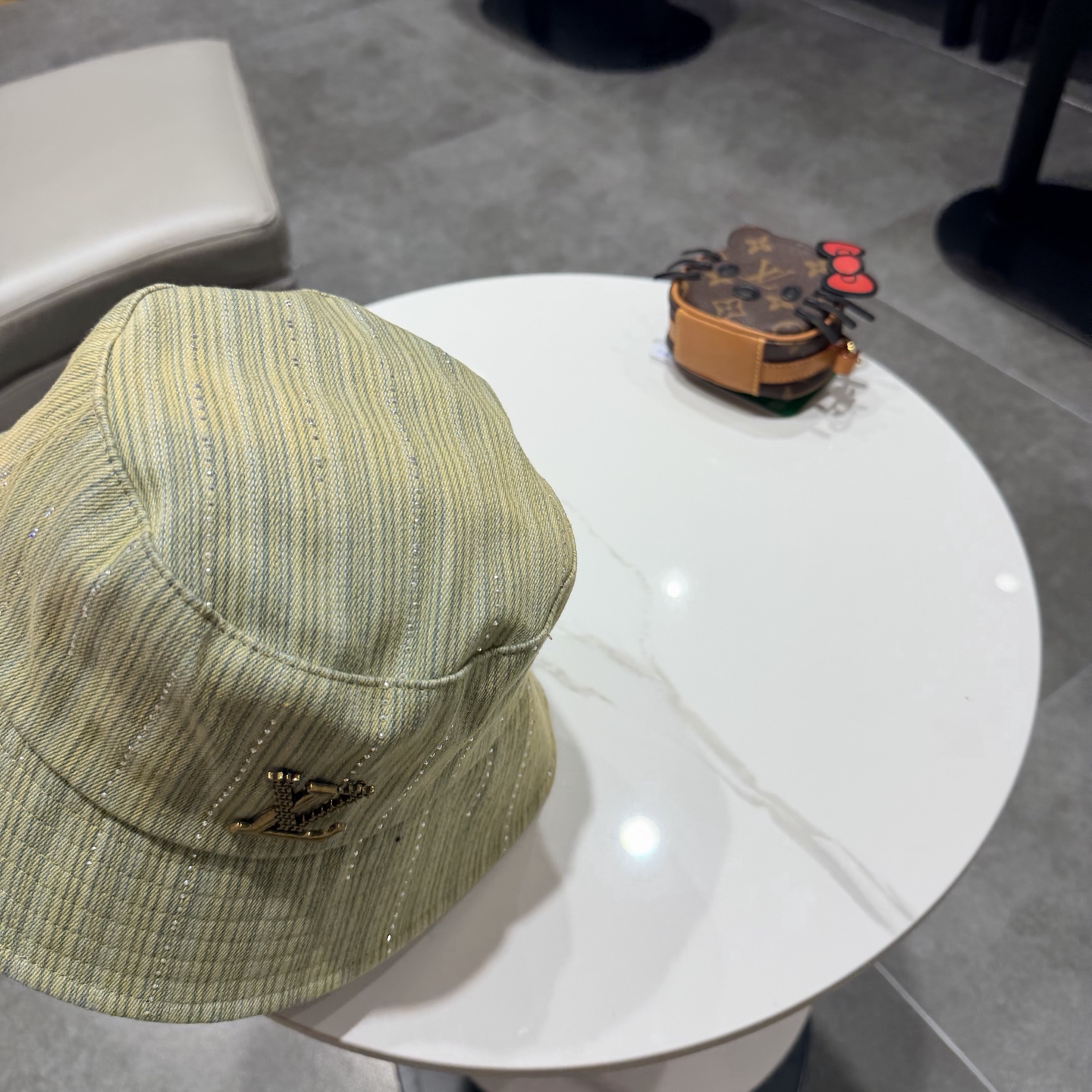 LV路易威登牛仔渔夫帽，头围57cm