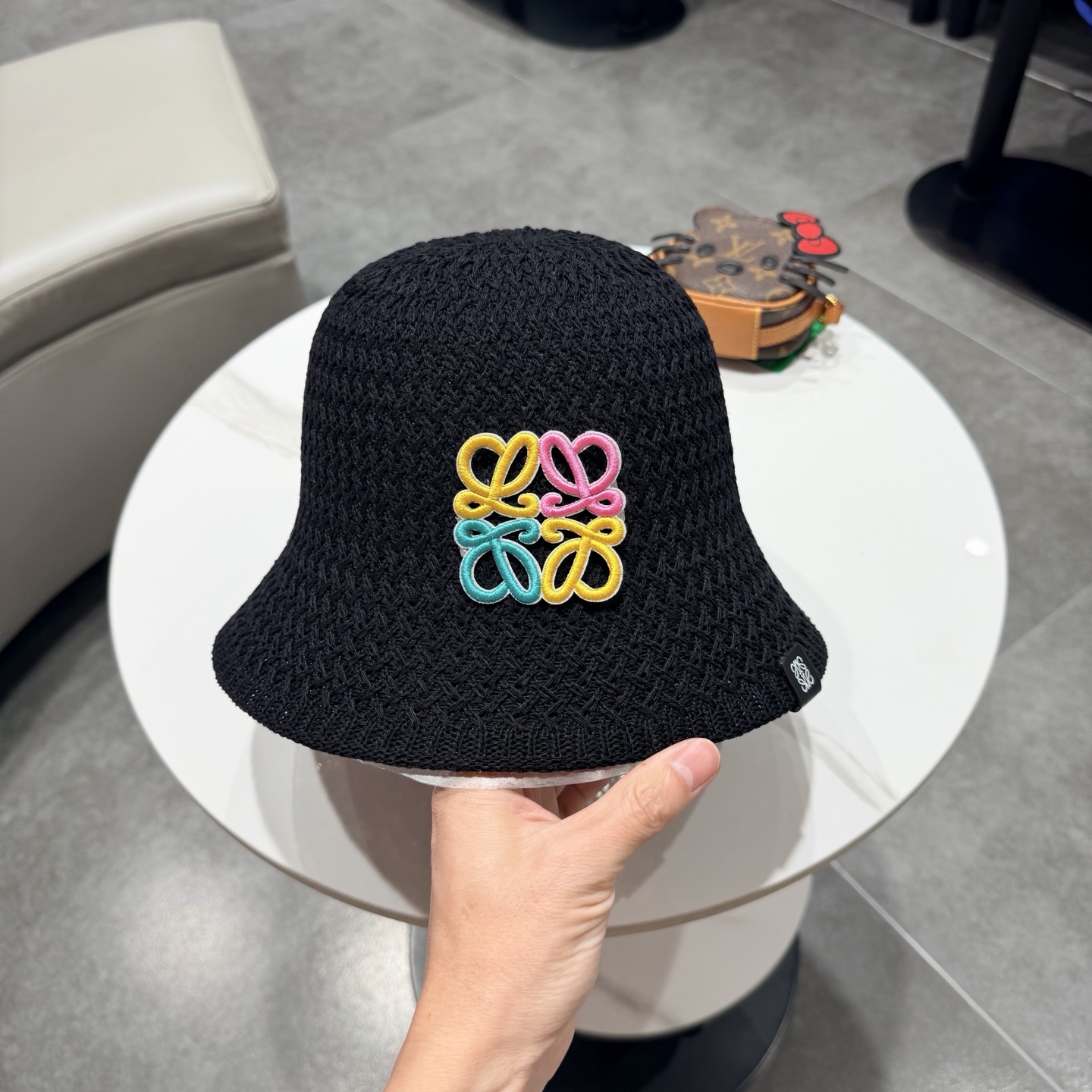 罗意威春夏新品爆款针织渔夫帽‼️‼️高版本定制百搭时尚‼️‼️‼️