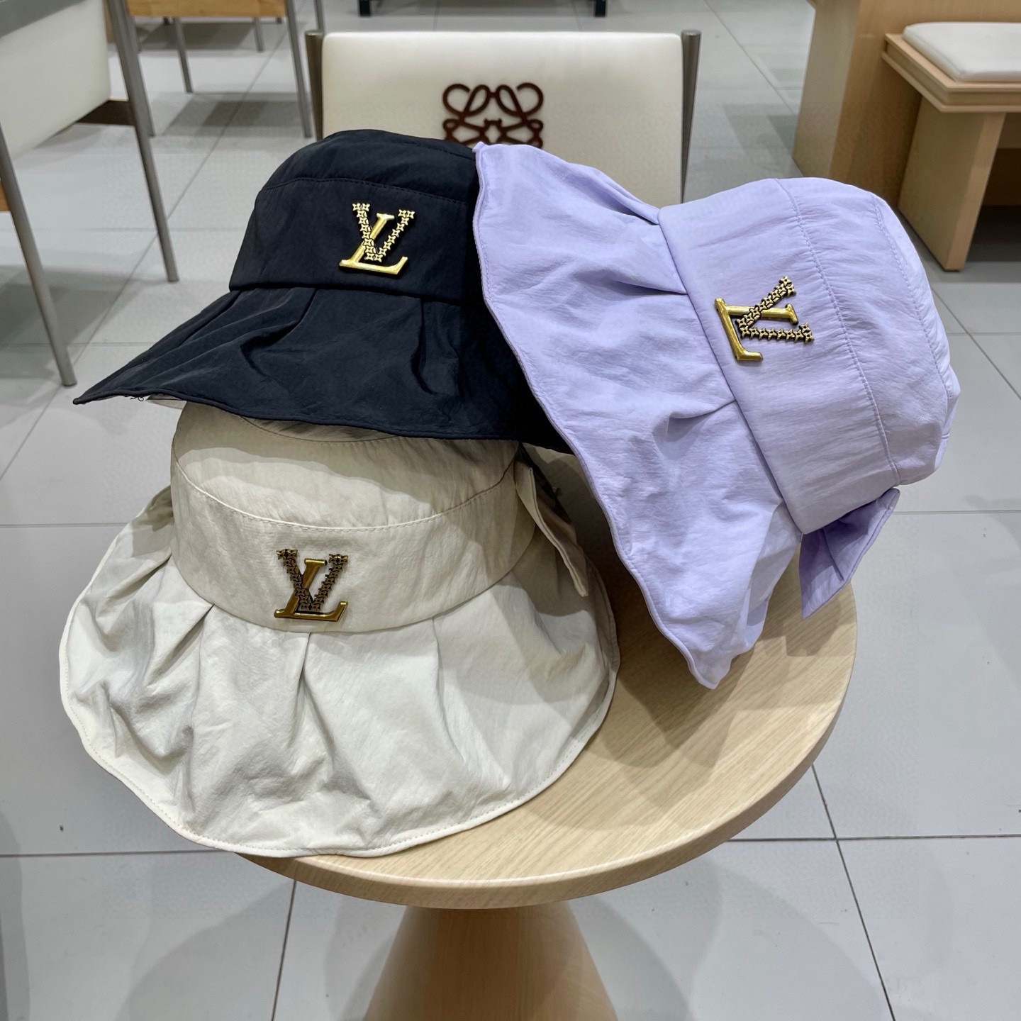 Lv路易威登蝴蝶结渔夫帽，名媛气质款，头围57cm