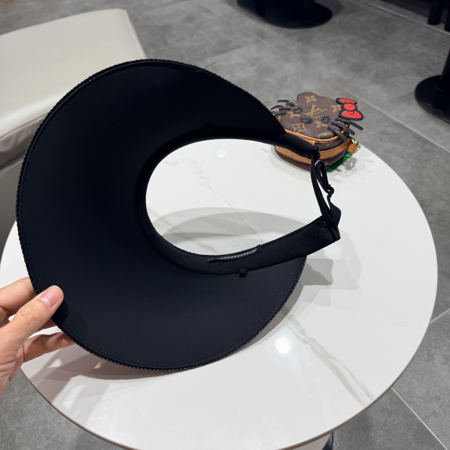 克罗心新款空顶草帽，草制作，轻盈百搭，头围57cm