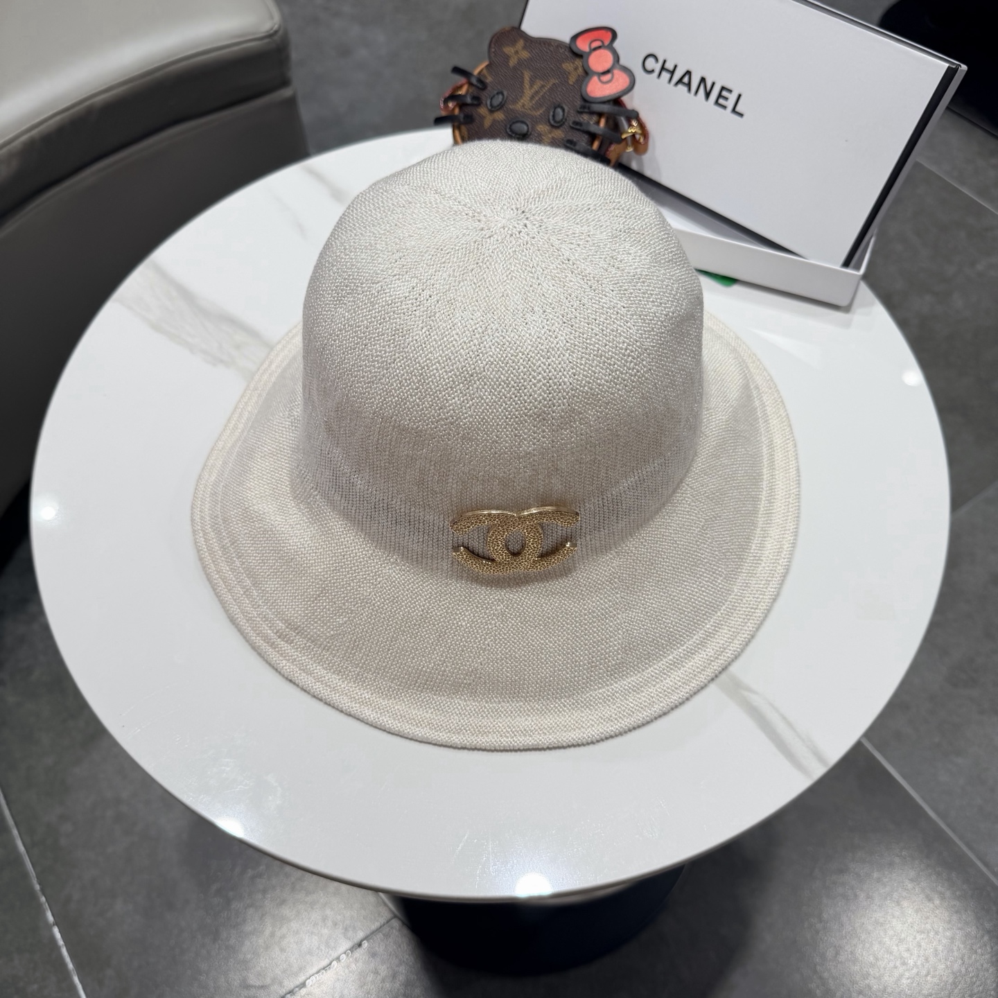 chanel新款个性时髦百搭大帽檐渔夫帽春夏出游休闲太阳帽女士防晒帽子潮