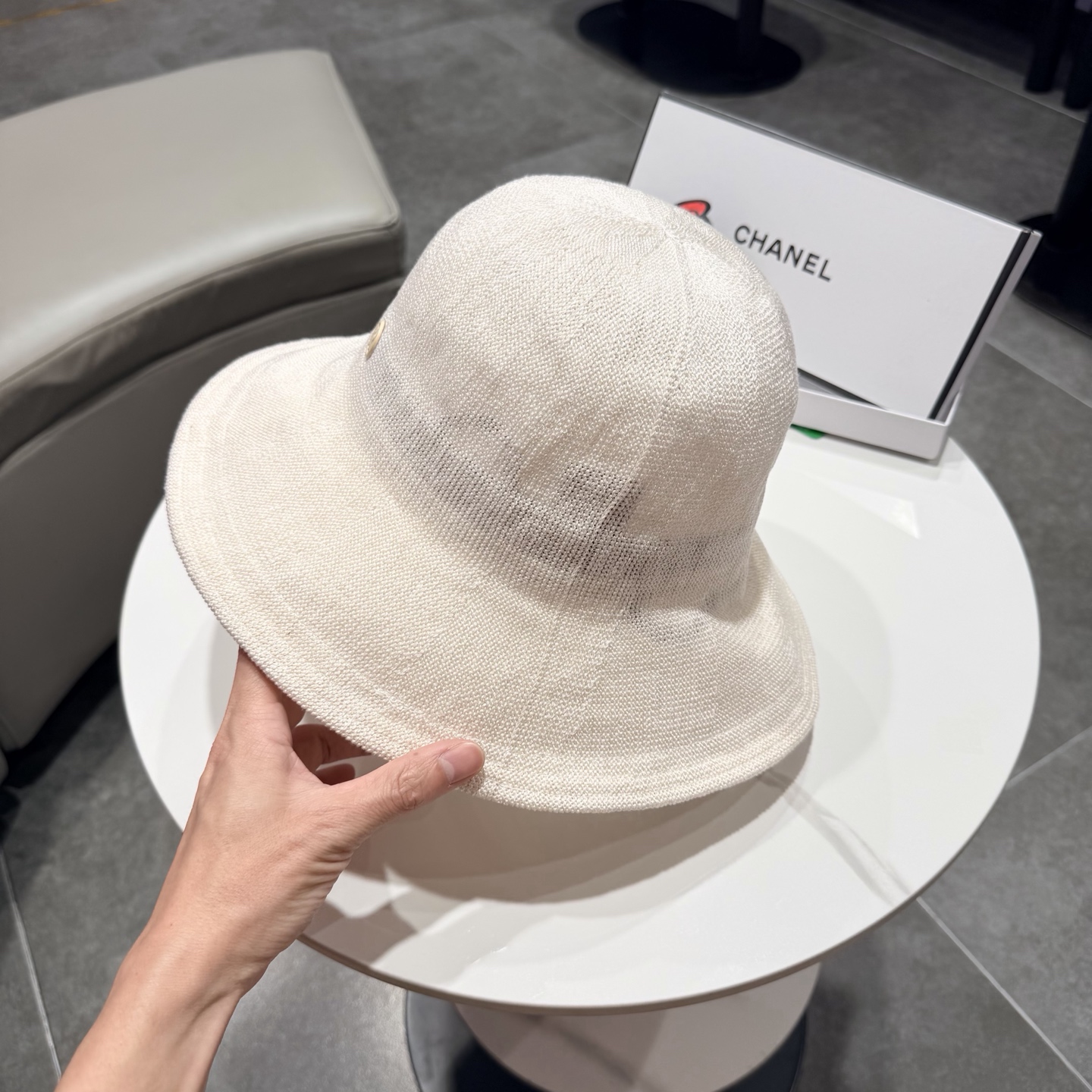 chanel新款个性时髦百搭大帽檐渔夫帽春夏出游休闲太阳帽女士防晒帽子潮