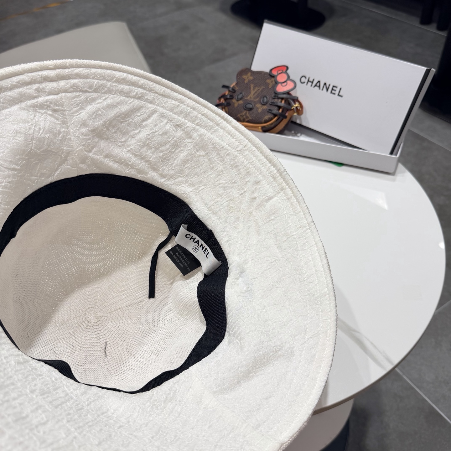 chanel新款个性时髦百搭大帽檐渔夫帽春夏出游休闲太阳帽女士防晒帽子潮