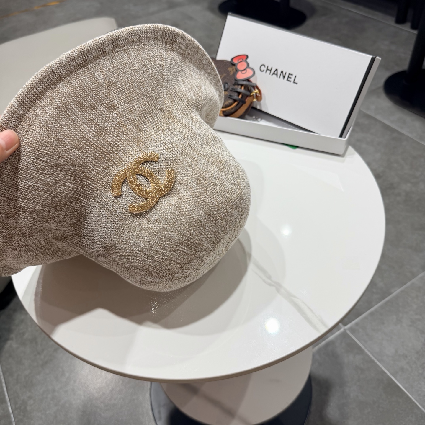 chanel新款个性时髦百搭大帽檐渔夫帽春夏出游休闲太阳帽女士防晒帽子潮