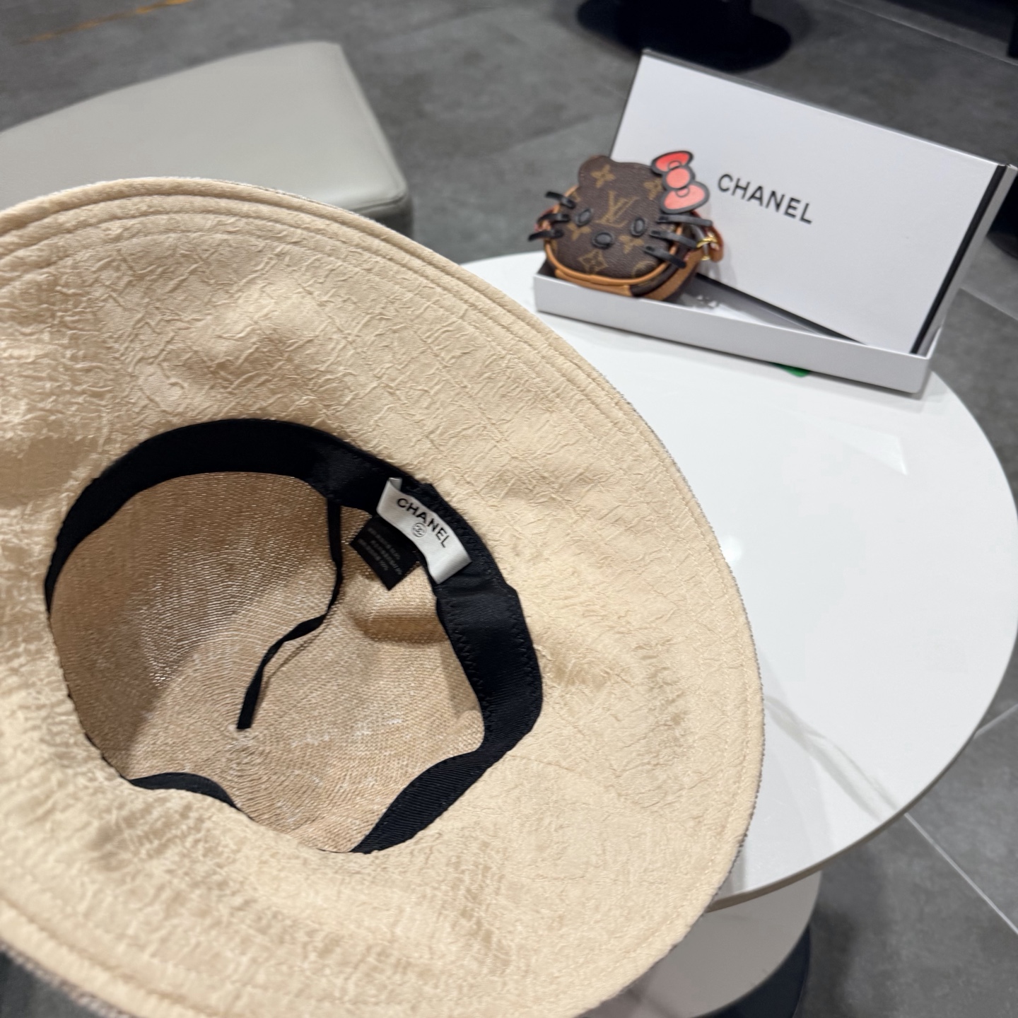chanel新款个性时髦百搭大帽檐渔夫帽春夏出游休闲太阳帽女士防晒帽子潮