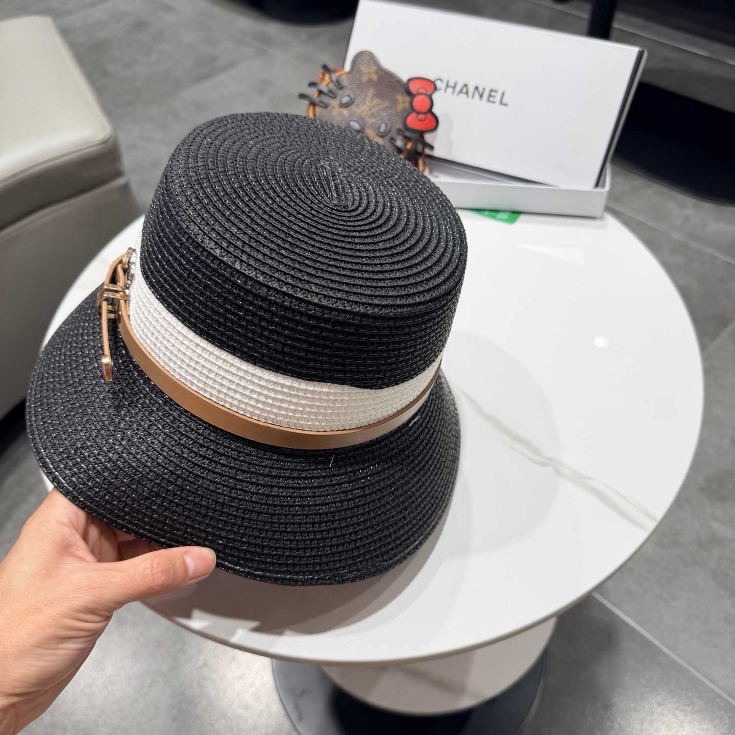 CHANEL香奈儿2026新款水桶草帽 夏天海边首选～新款材质编织而成～质感满分💯