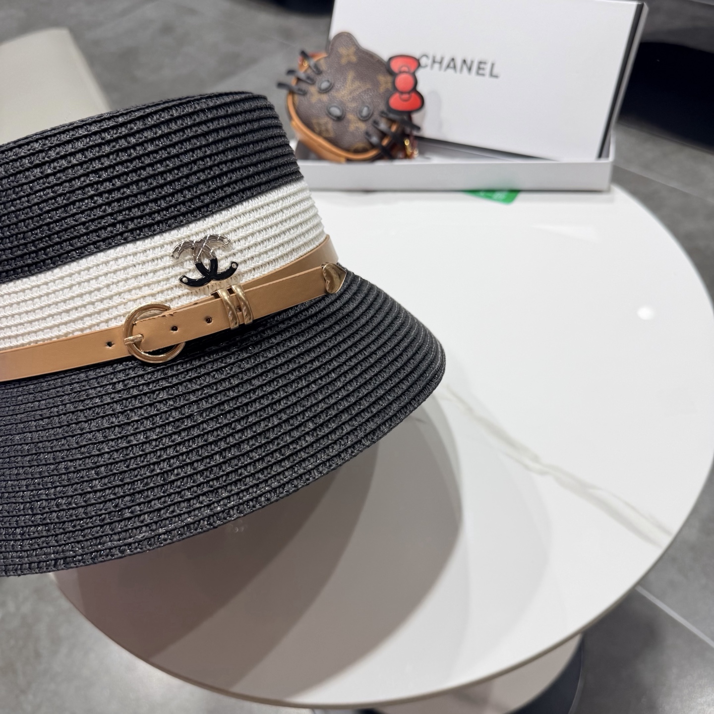 CHANEL香奈儿2026新款水桶草帽 夏天海边首选～新款材质编织而成～质感满分💯