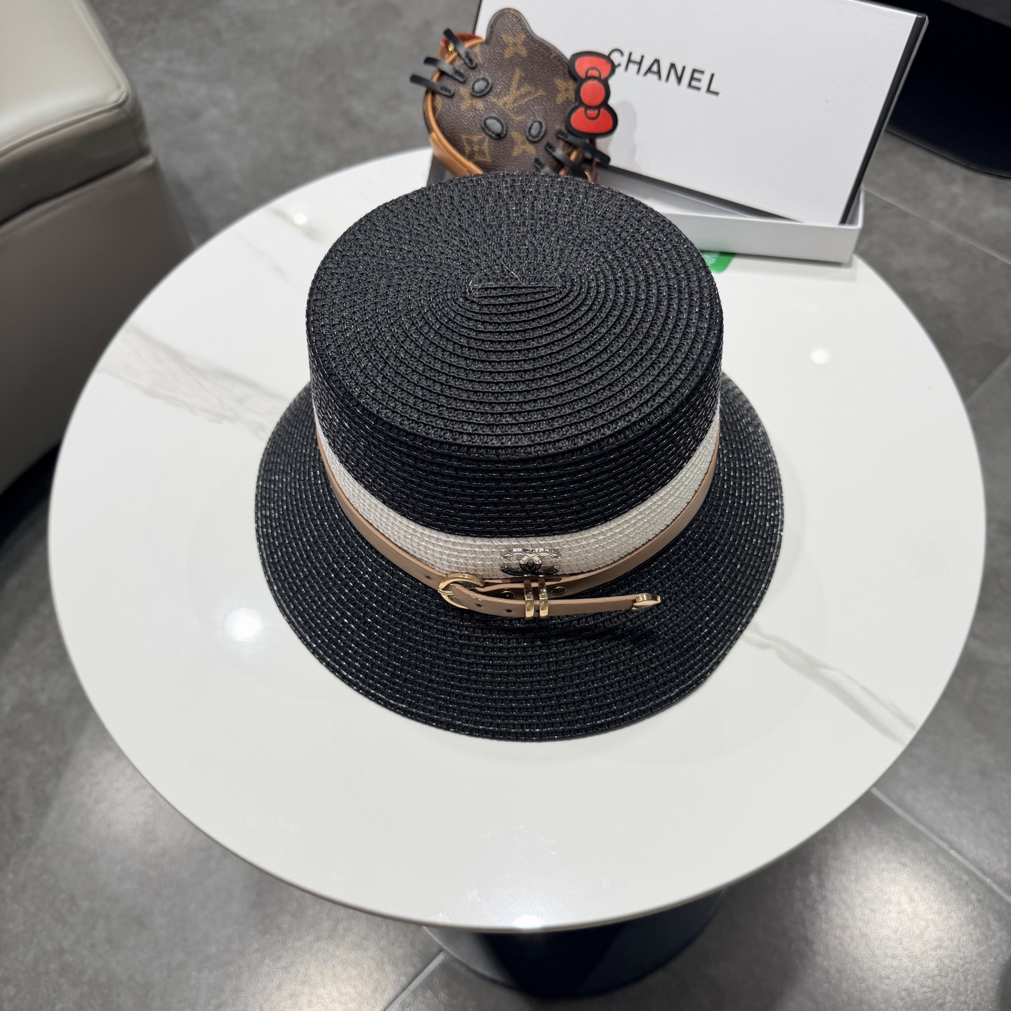 CHANEL香奈儿2026新款水桶草帽 夏天海边首选～新款材质编织而成～质感满分💯