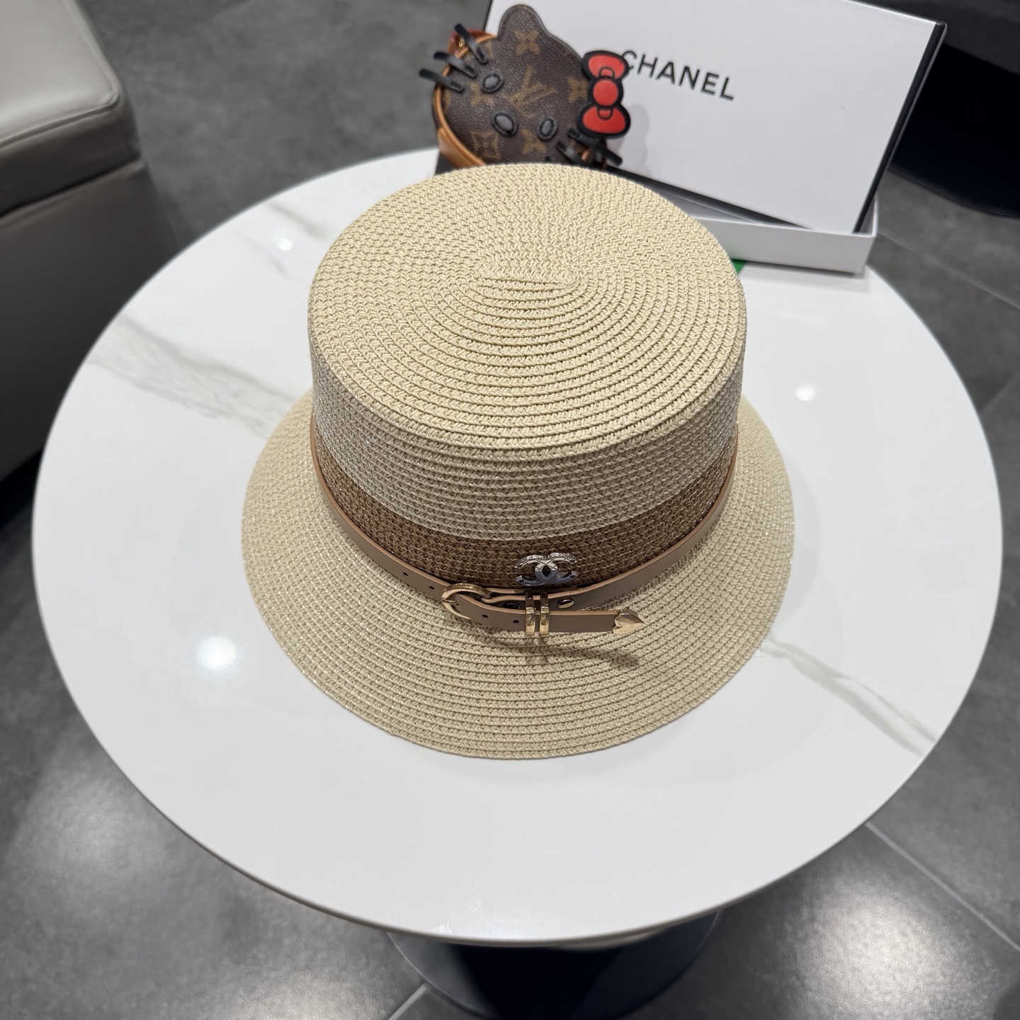 CHANEL香奈儿2026新款水桶草帽 夏天海边首选～新款材质编织而成～质感满分💯