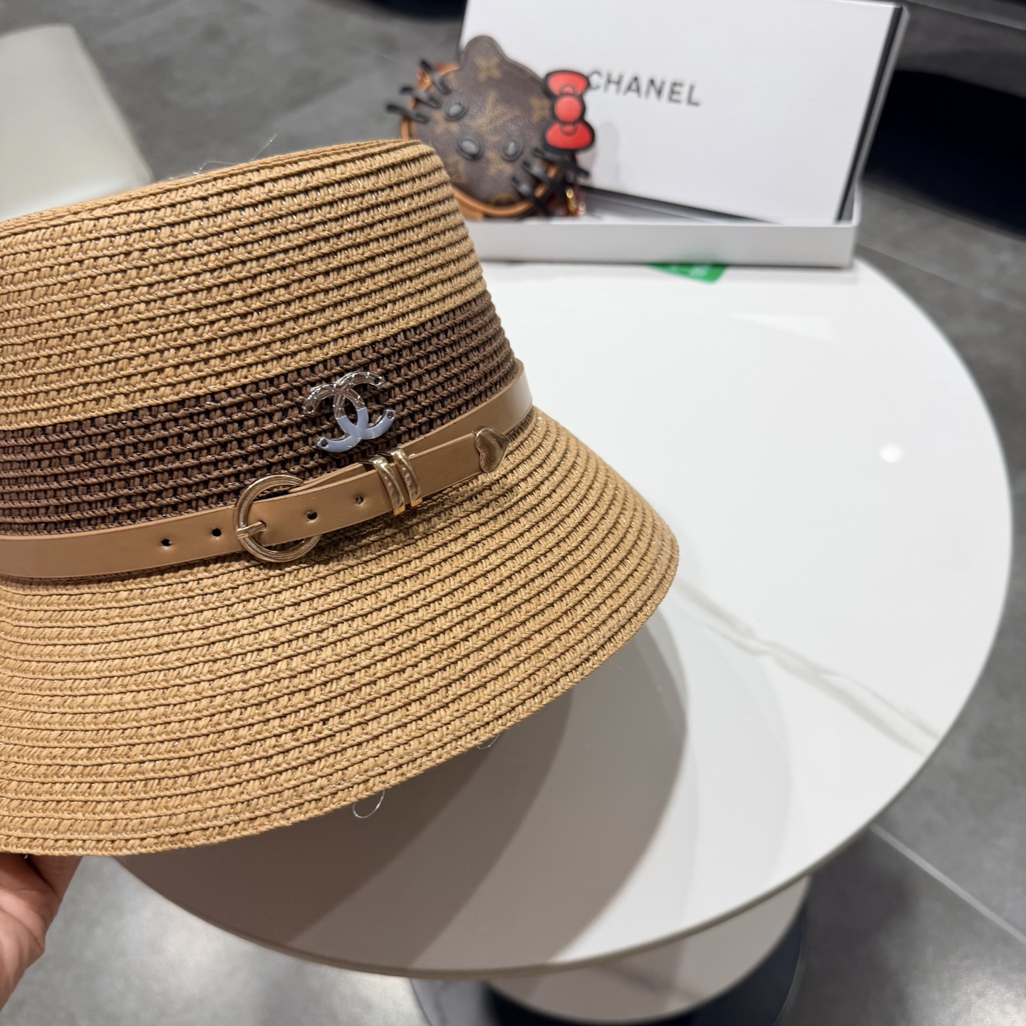 CHANEL香奈儿2026新款水桶草帽 夏天海边首选～新款材质编织而成～质感满分💯