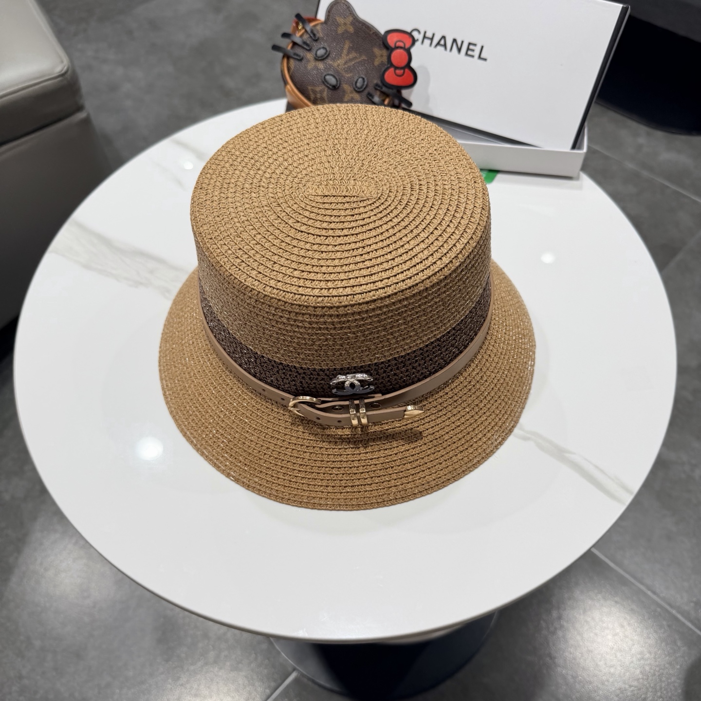 CHANEL香奈儿2026新款水桶草帽 夏天海边首选～新款材质编织而成～质感满分💯