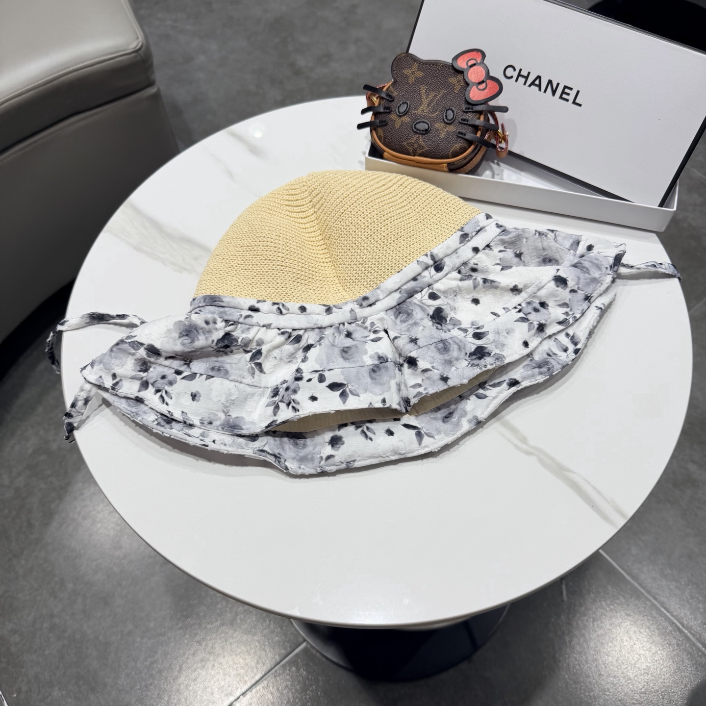 chanel遮阳帽女夏季海边度假可折叠大帽檐渔夫帽可当包包防紫外线太阳帽