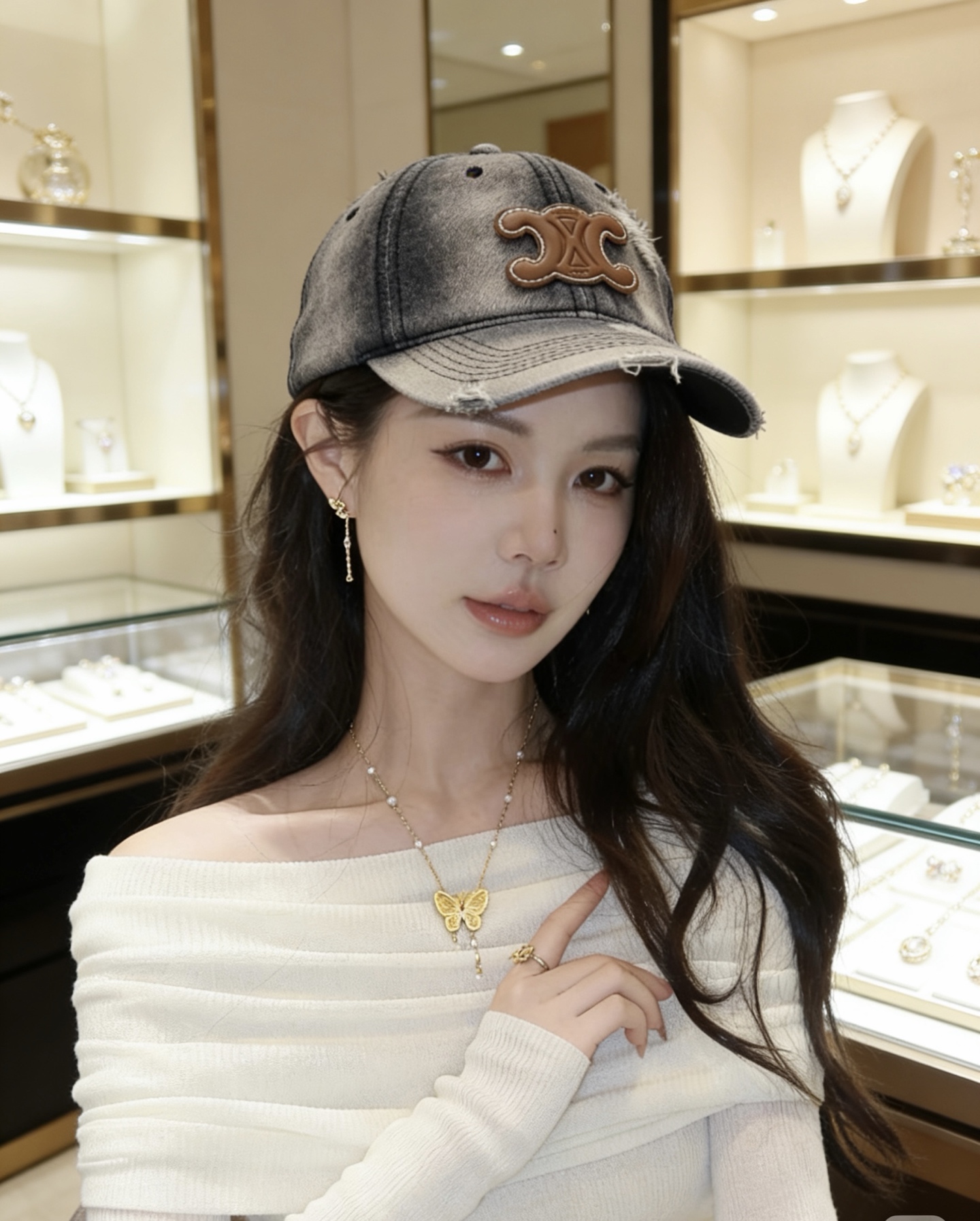 【CELINE赛琳】新款牛仔棒球帽🧢，出街必备超好搭配，赶紧入手！