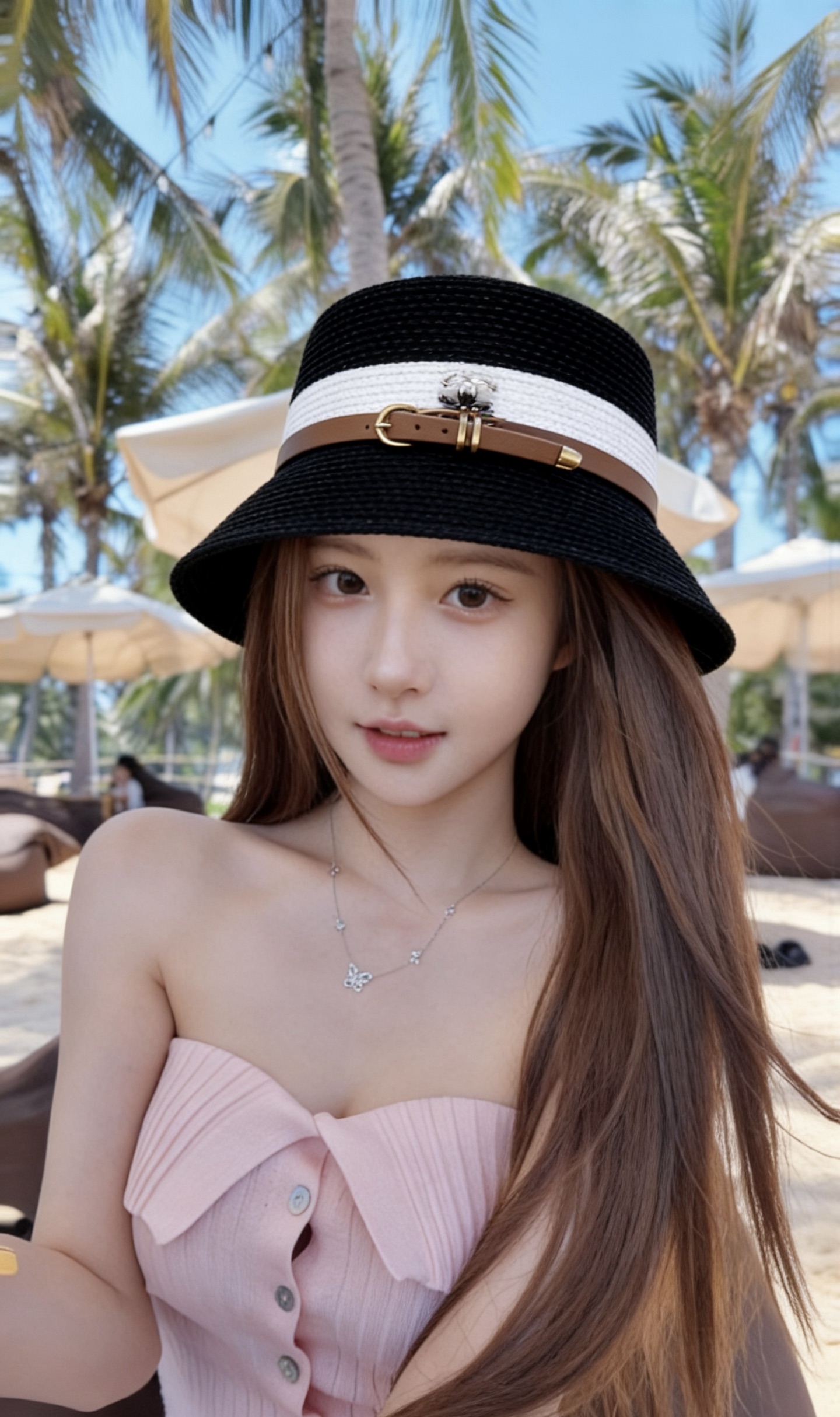 CHANEL香奈儿2026新款水桶草帽 夏天海边首选～新款材质编织而成～质感满分💯