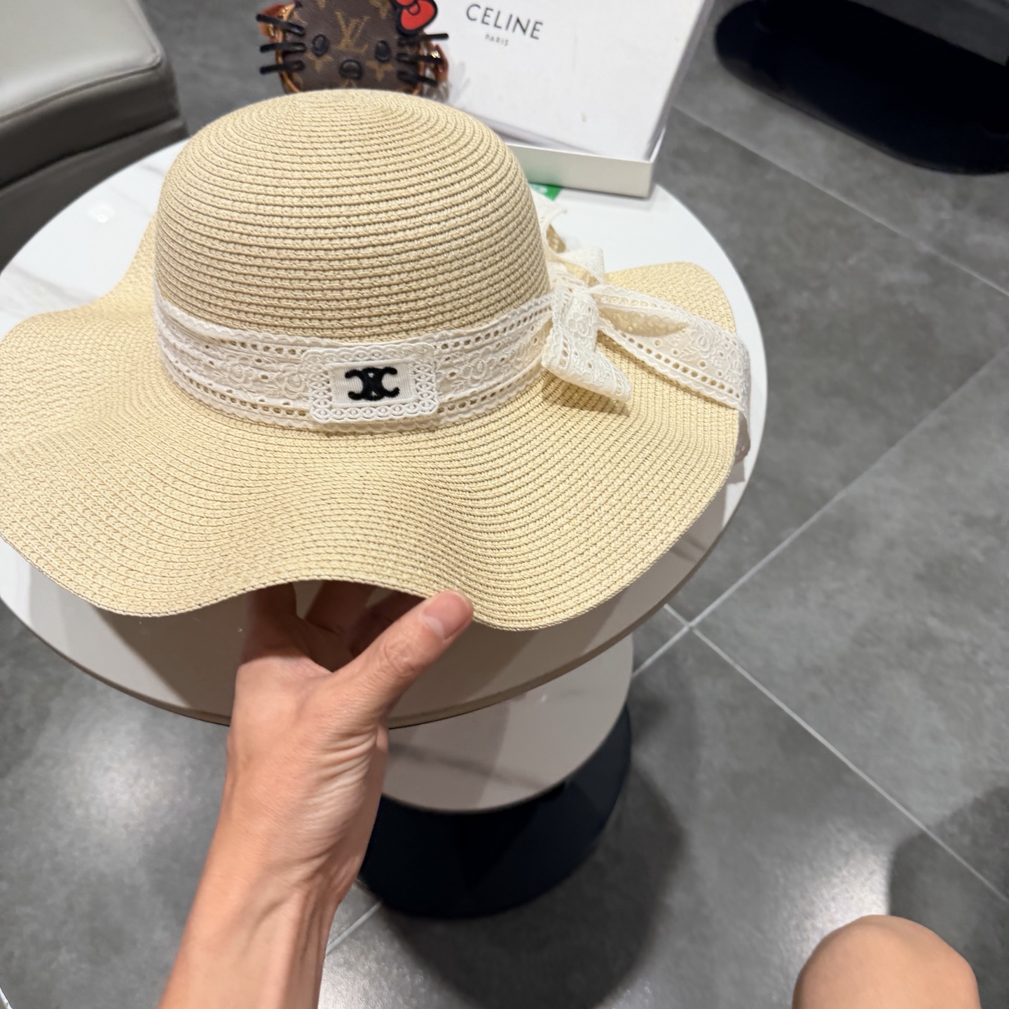 Celine赛琳新款草帽，头围57cm