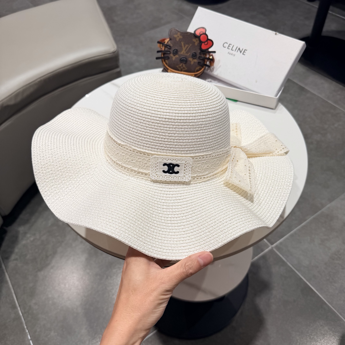 Celine赛琳新款草帽，头围57cm
