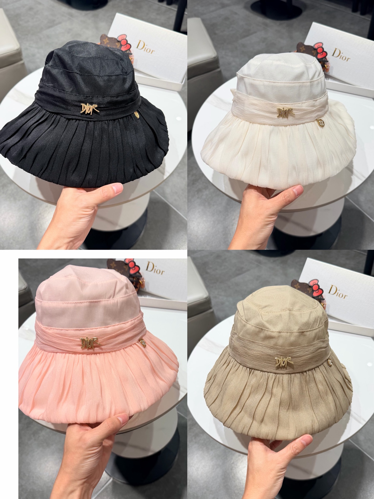 【DIOR迪奥】新款走量简约渔夫帽，新款出货，大牌款超好搭配，赶紧入手！