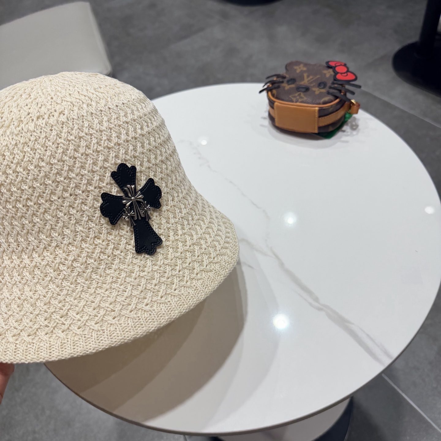 克罗心春夏新品爆款针织渔夫帽‼️‼️高版本定制百搭时尚‼️‼️‼️
