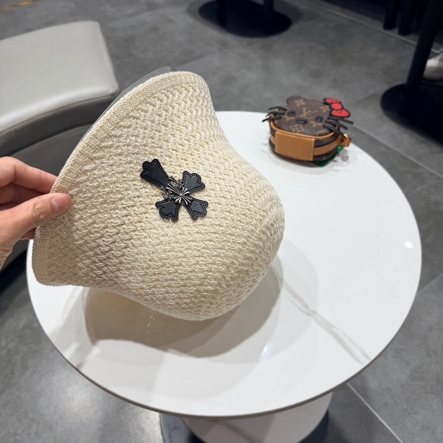 克罗心春夏新品爆款针织渔夫帽‼️‼️高版本定制百搭时尚‼️‼️‼️