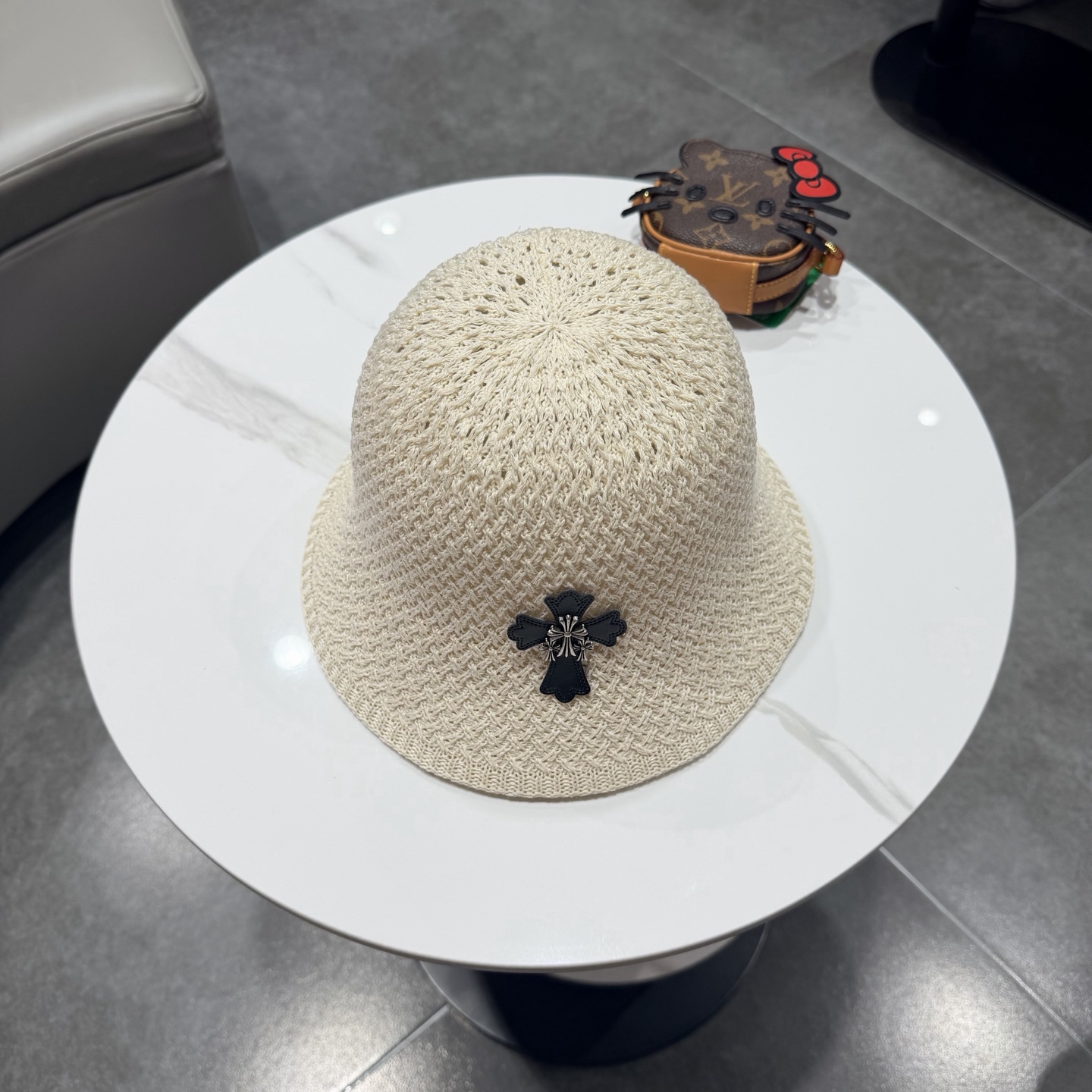 克罗心春夏新品爆款针织渔夫帽‼️‼️高版本定制百搭时尚‼️‼️‼️