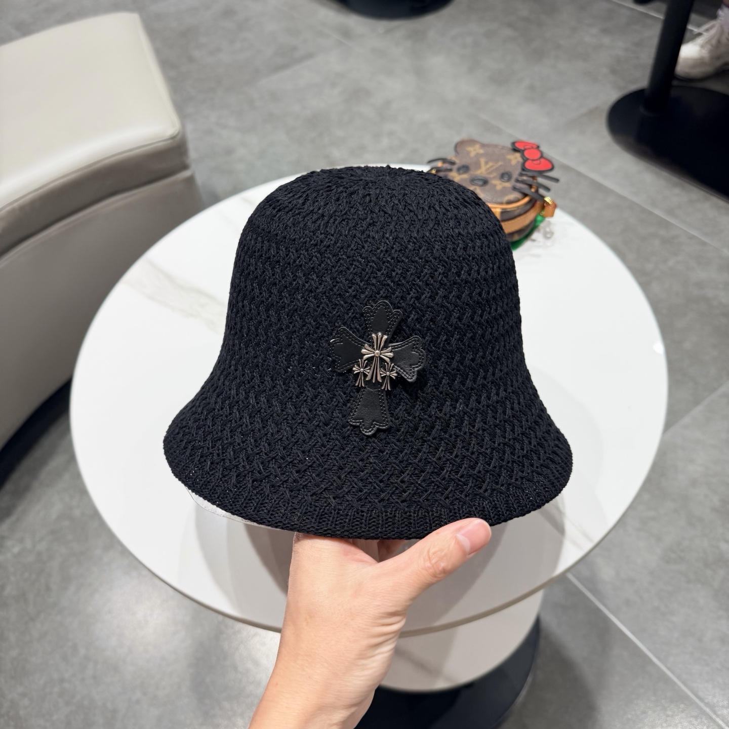 克罗心春夏新品爆款针织渔夫帽‼️‼️高版本定制百搭时尚‼️‼️‼️