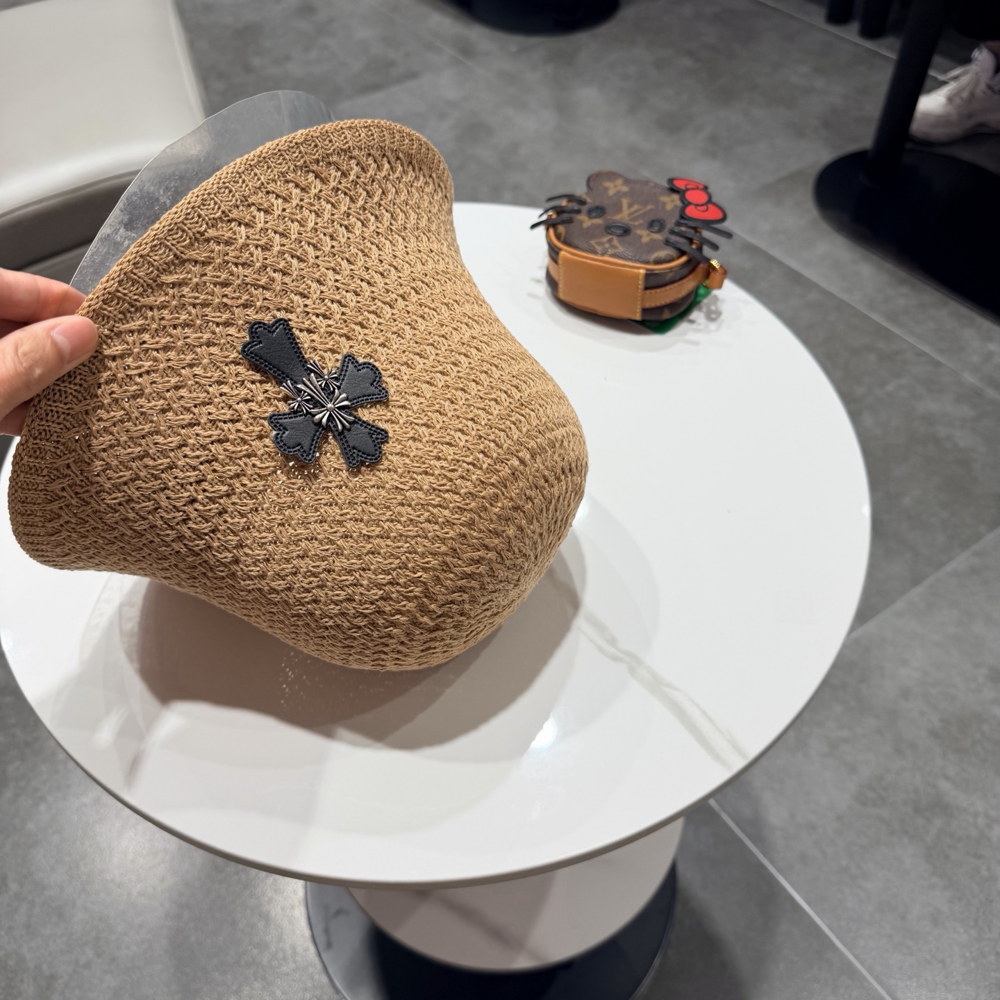 克罗心春夏新品爆款针织渔夫帽‼️‼️高版本定制百搭时尚‼️‼️‼️