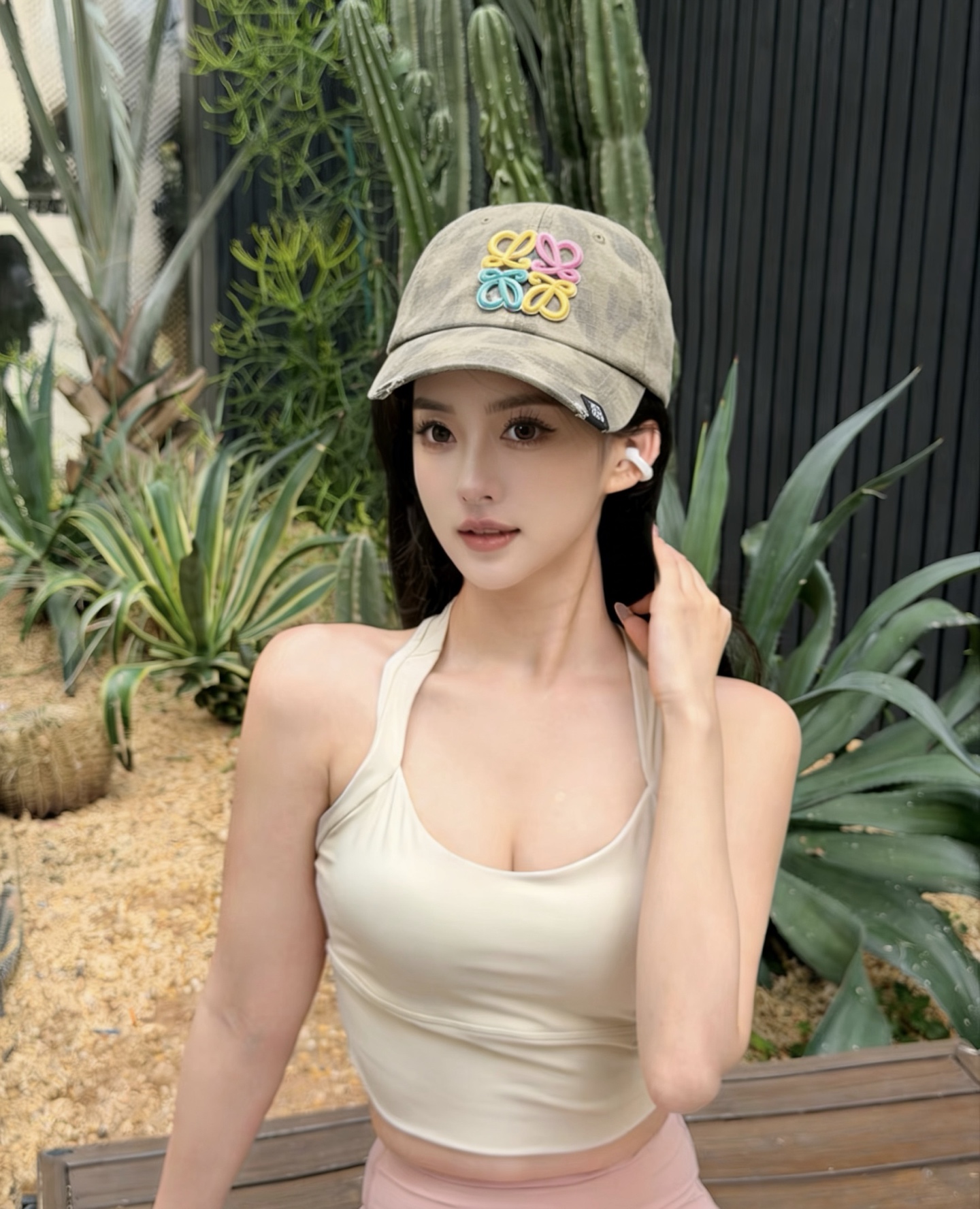 LOEWE【罗意威】新款刺绣棒球帽，专柜同步出货，大牌款超好搭配，赶紧入手