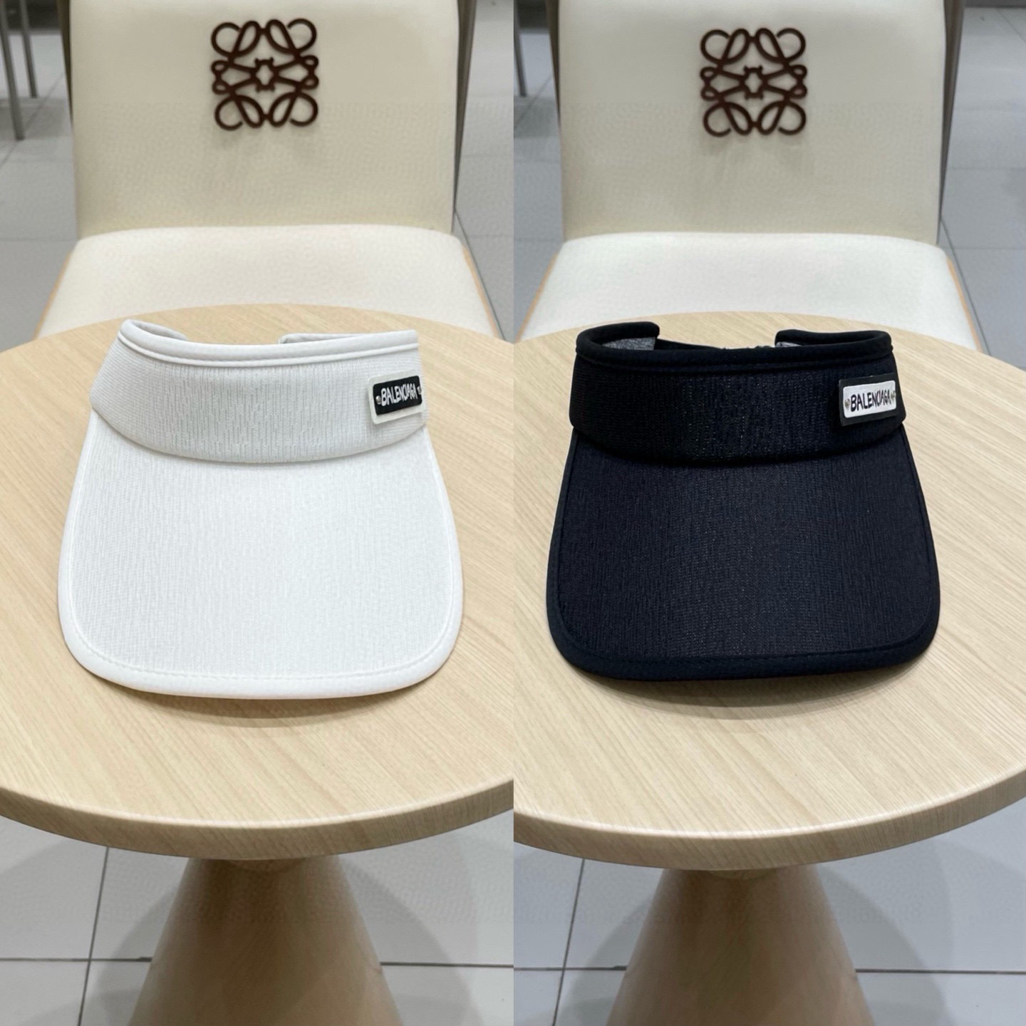 BALENCIAGA巴黎世家户外空顶防晒帽子女款2025新款夏季防紫外线户外跑步遮阳帽