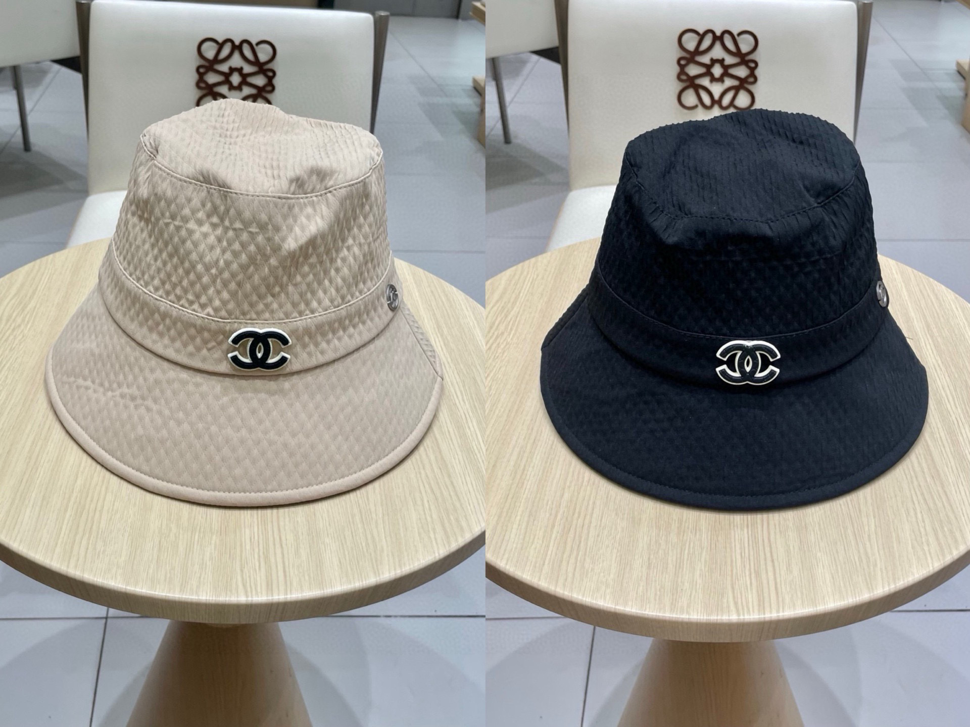Chanel香奈儿渔夫帽，头围57cm