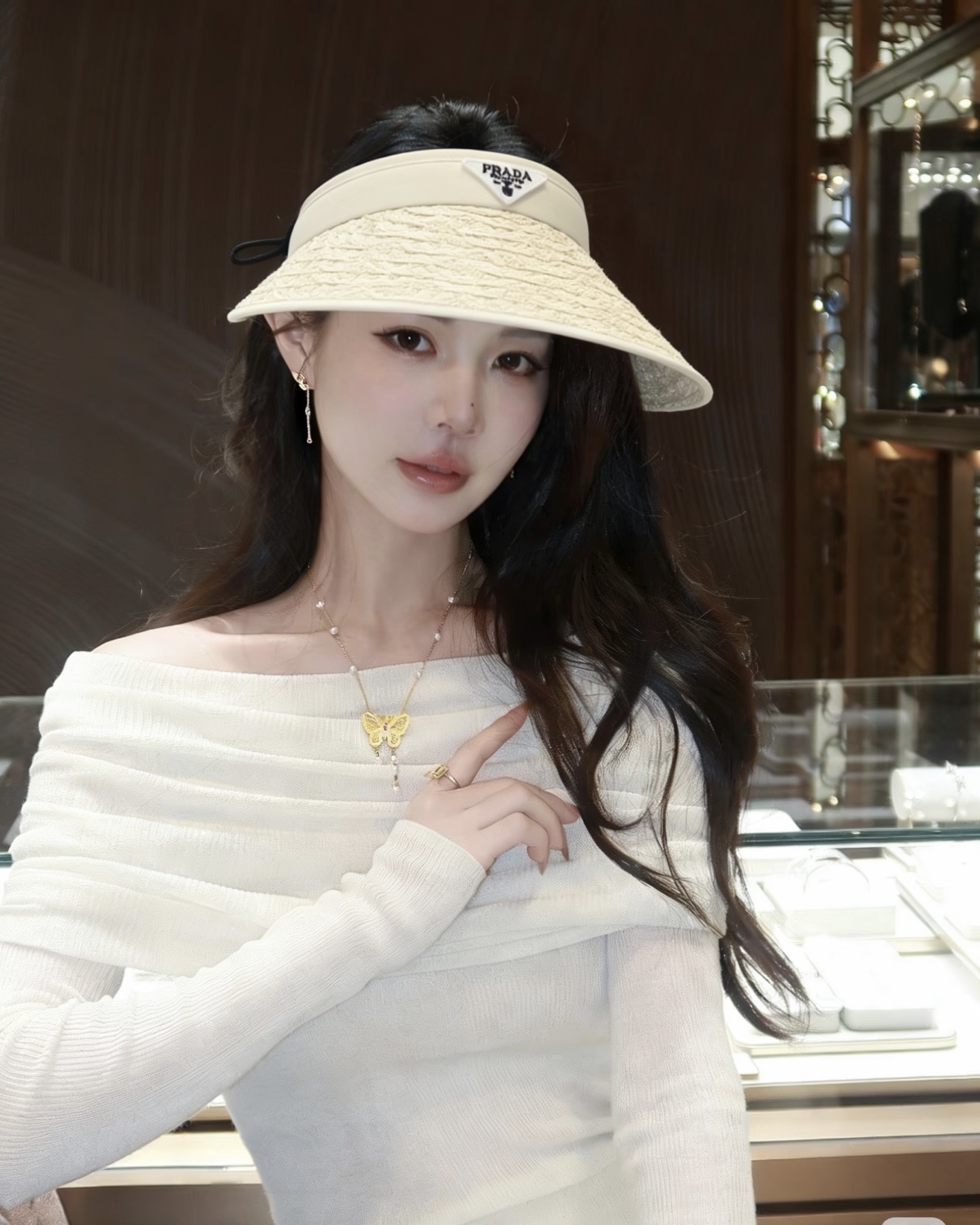 普拉达空顶帽遮阳效果一流🥳🥳墙裂推荐🔺