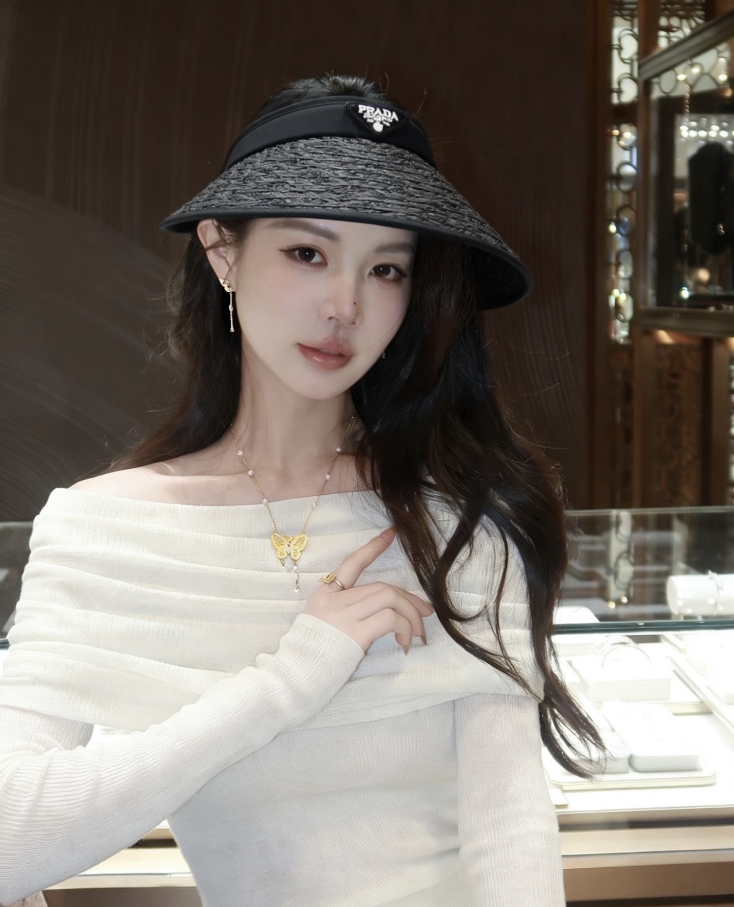 普拉达空顶帽遮阳效果一流🥳🥳墙裂推荐🔺