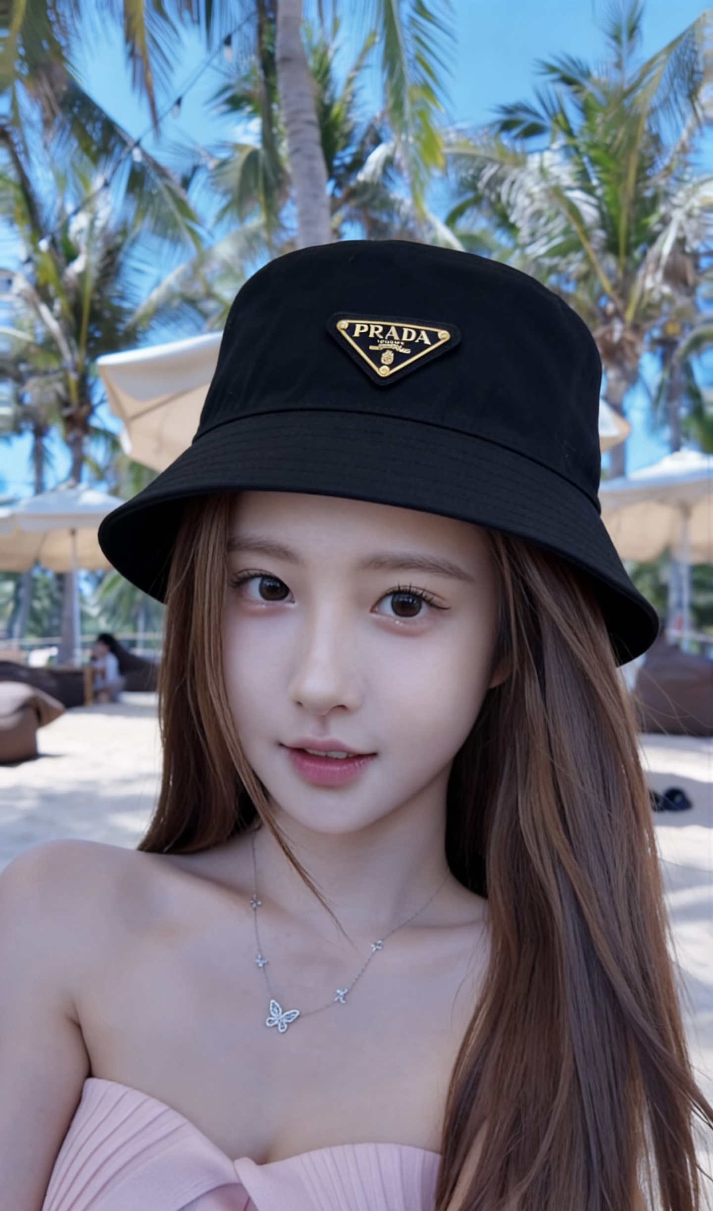 普拉达新款小清新渔夫帽，轻盈百搭～