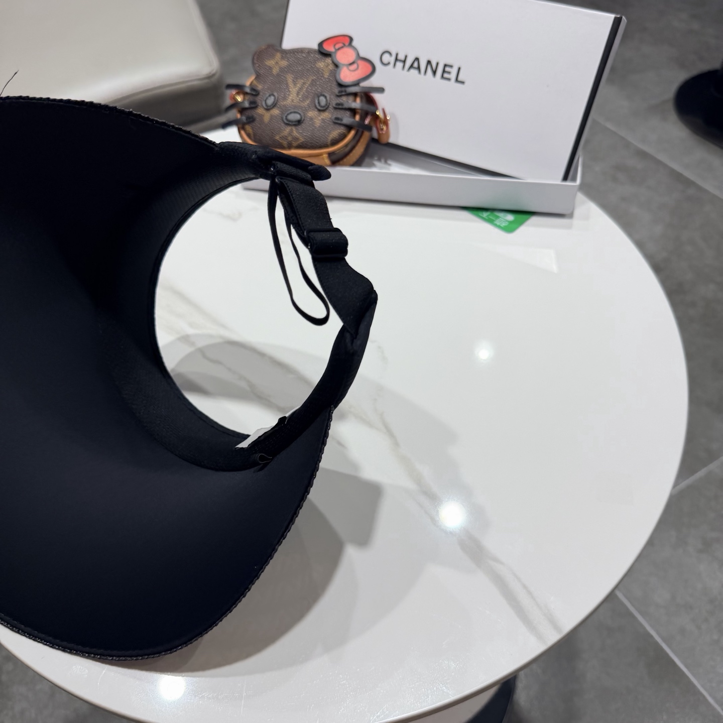 Chanel香奈儿发箍遮阳帽 空顶草帽