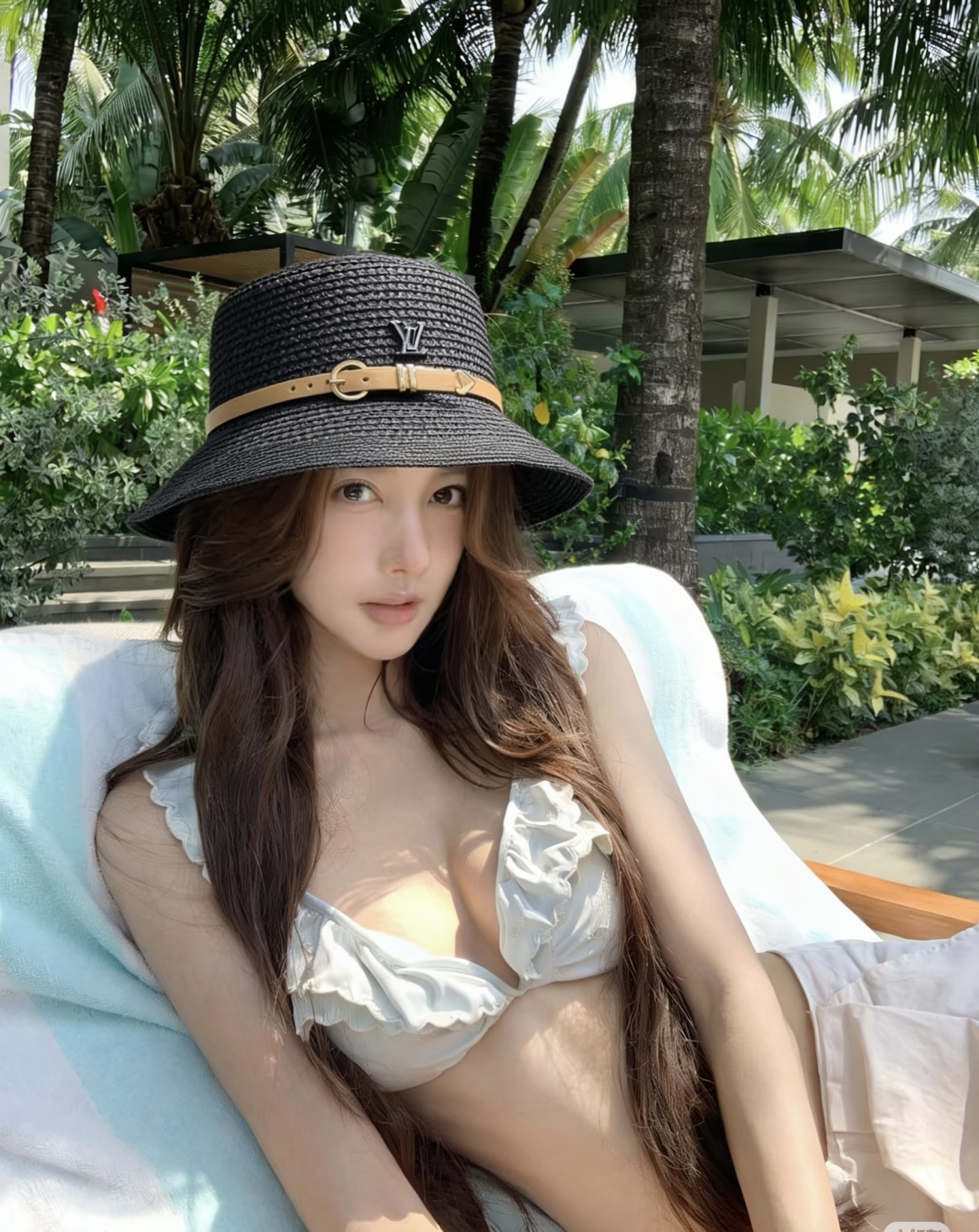 2026新款LV 草编经典爆款盆帽草帽礼帽🤩简约大方，百搭单品～出街首选，新款帽型超美腻