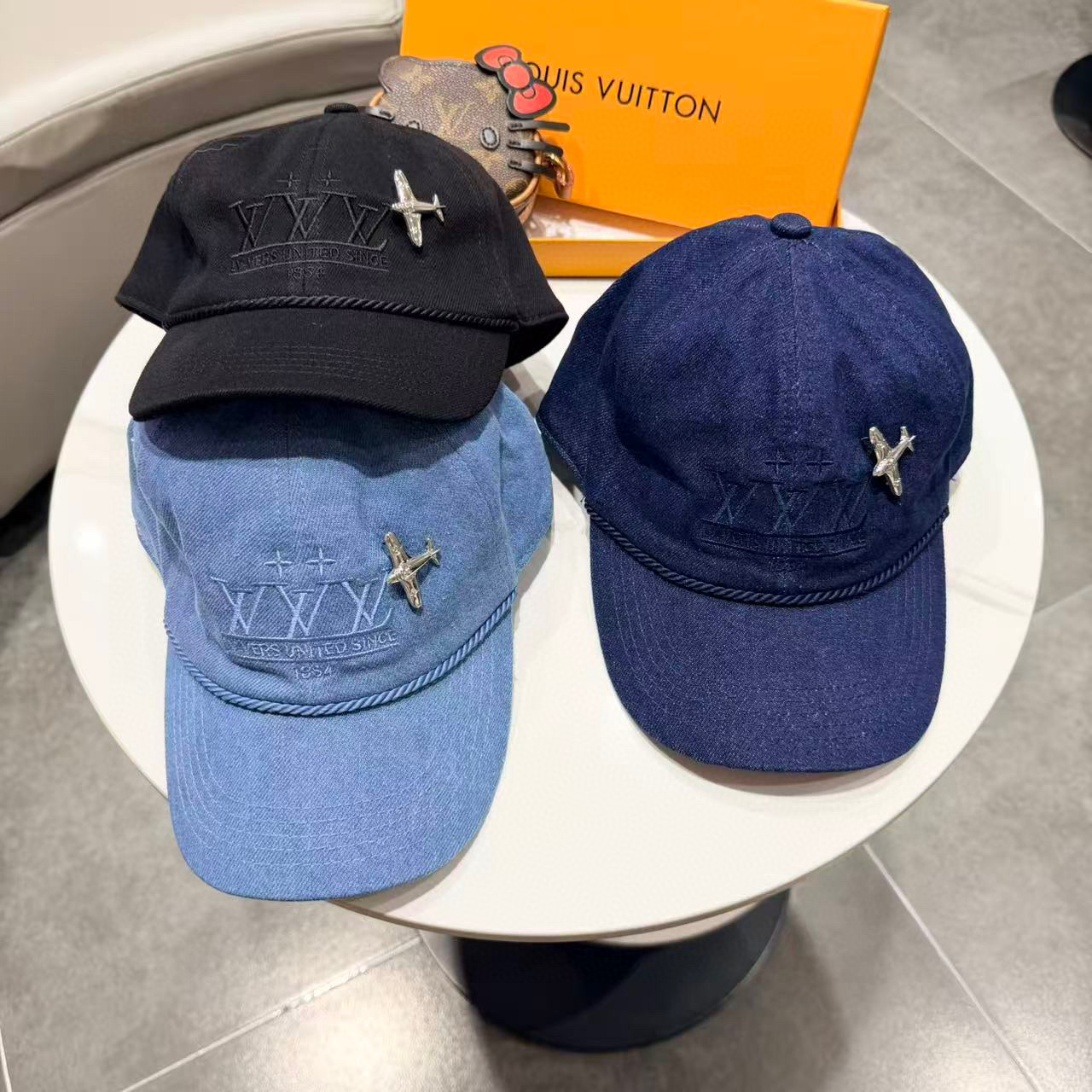 LouiVuittonLV👒专柜2025新款路易威登家牛仔棒球帽，简单大方 男女通用遮阳帽，