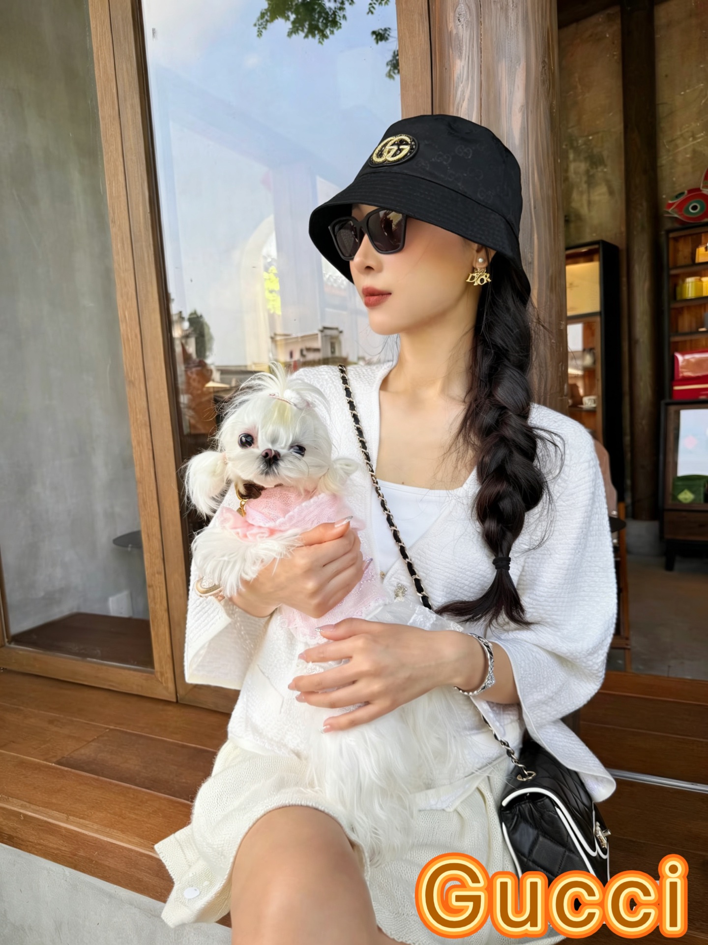 【GUCCI古奇】2026新款双面专柜渔夫帽，新款出货，大牌款超好搭配，赶紧入手！