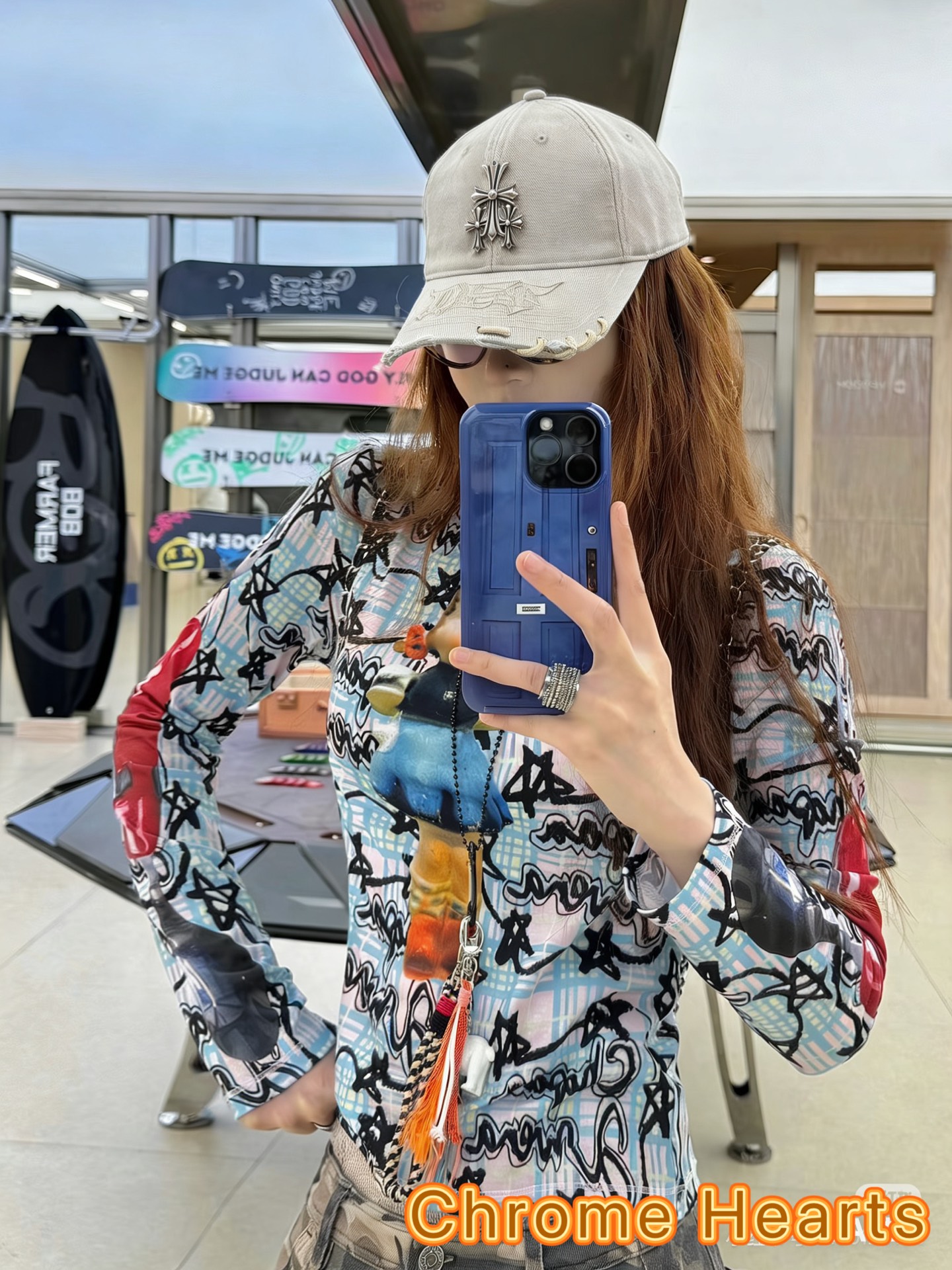 🆕  新款克罗心重工定制版✓棒球帽面料全新升级！质感好版型正！做了扎染工艺~ 很特别！